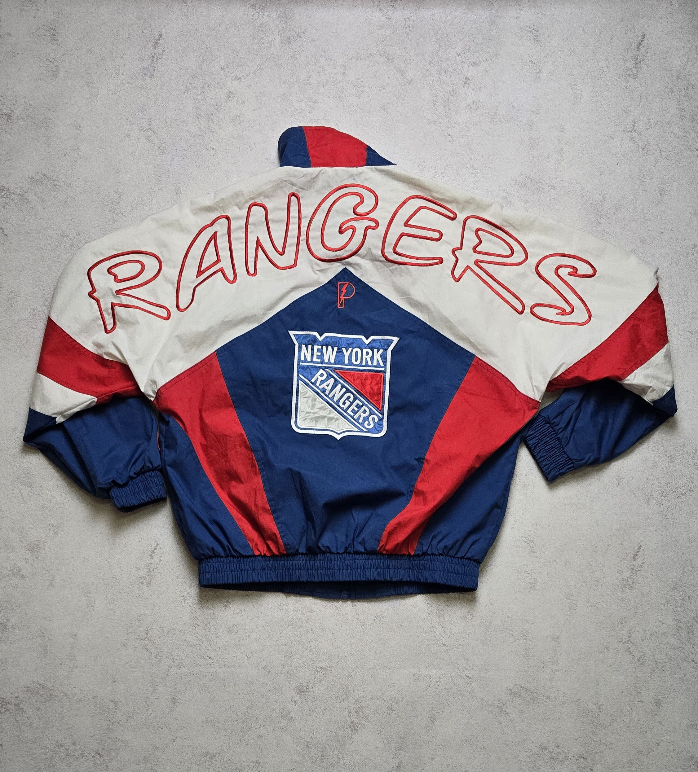 Pro Player Rare Vintage 90's NHL New York Rangers Light Jacket Big Logo Size US M / EU 48-50 / 2 - 1 Thumbnail