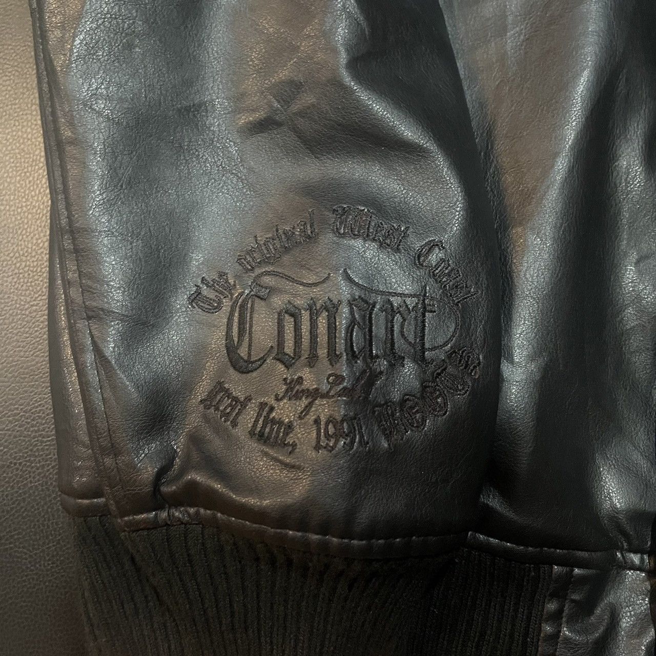 Rap Tees Vintage Conart LA Leather Jacket Size US L / EU 52-54 / 3 - 4 Thumbnail