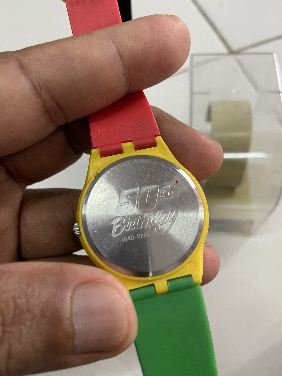 Casio × Vintage VINTAGE M&M 50TH 1990 BIRTHDAY WATCH Size ONE SIZE - 12 Thumbnail