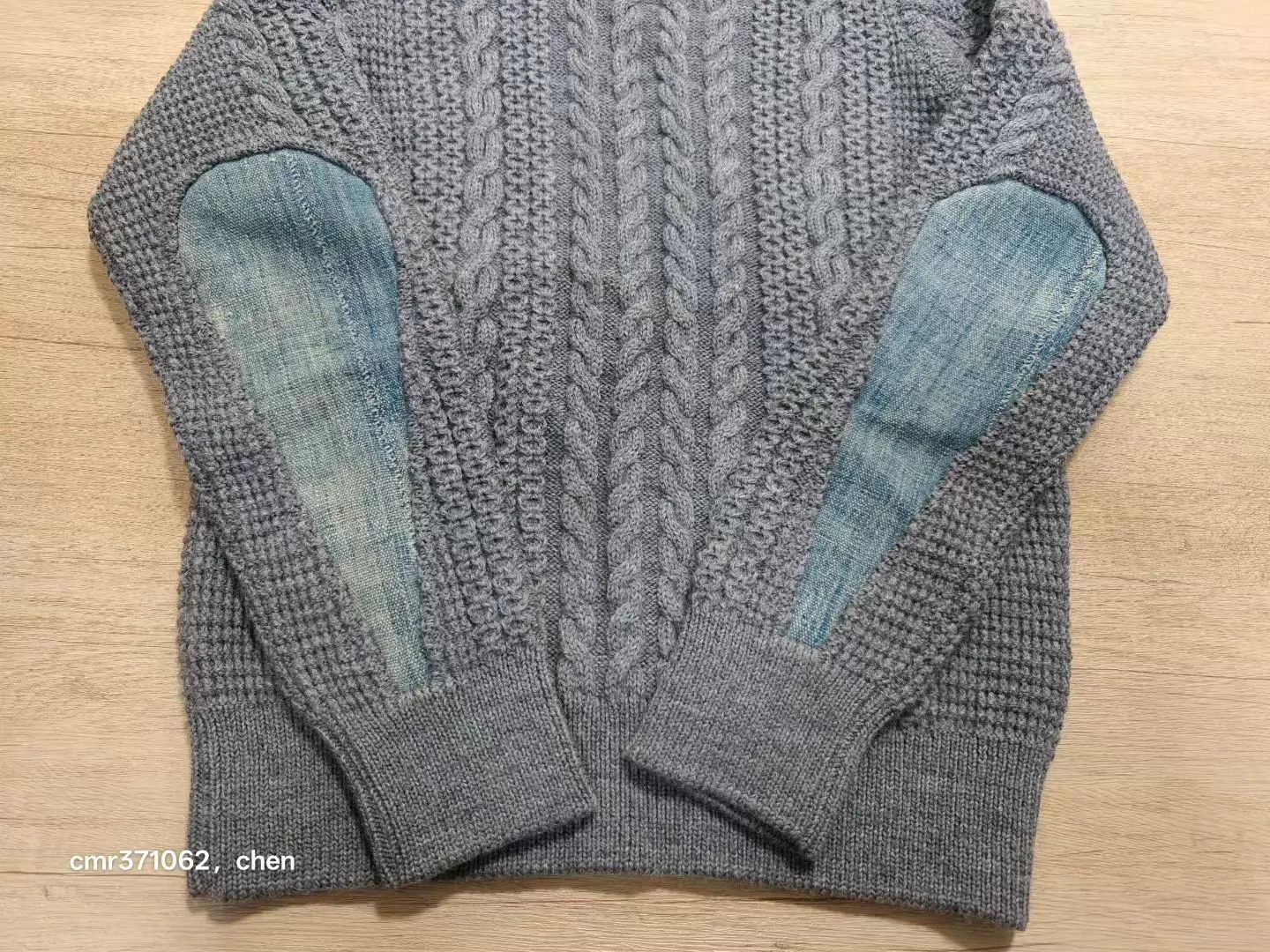 Visvim visvim 17aw spot fisherman cable knit grey2 nwt slim limited Size US M / EU 48-50 / 2 - 4 Thumbnail