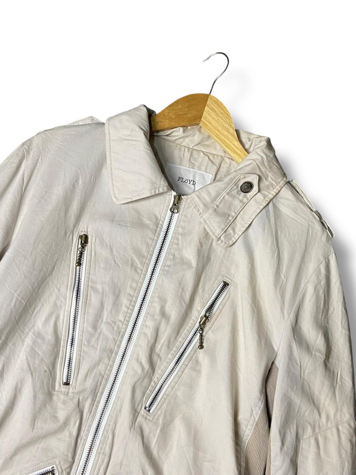 Japanese Brand Floyd Mano Garment Complex Multi zip Jacket (156) Size US XXS / EU 40 - 3 Thumbnail