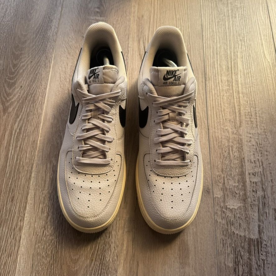 Nike NIKE • Air Force 1 Low "Vast Grey Black" (12M) Size US 12 / EU 45 - 4 Thumbnail