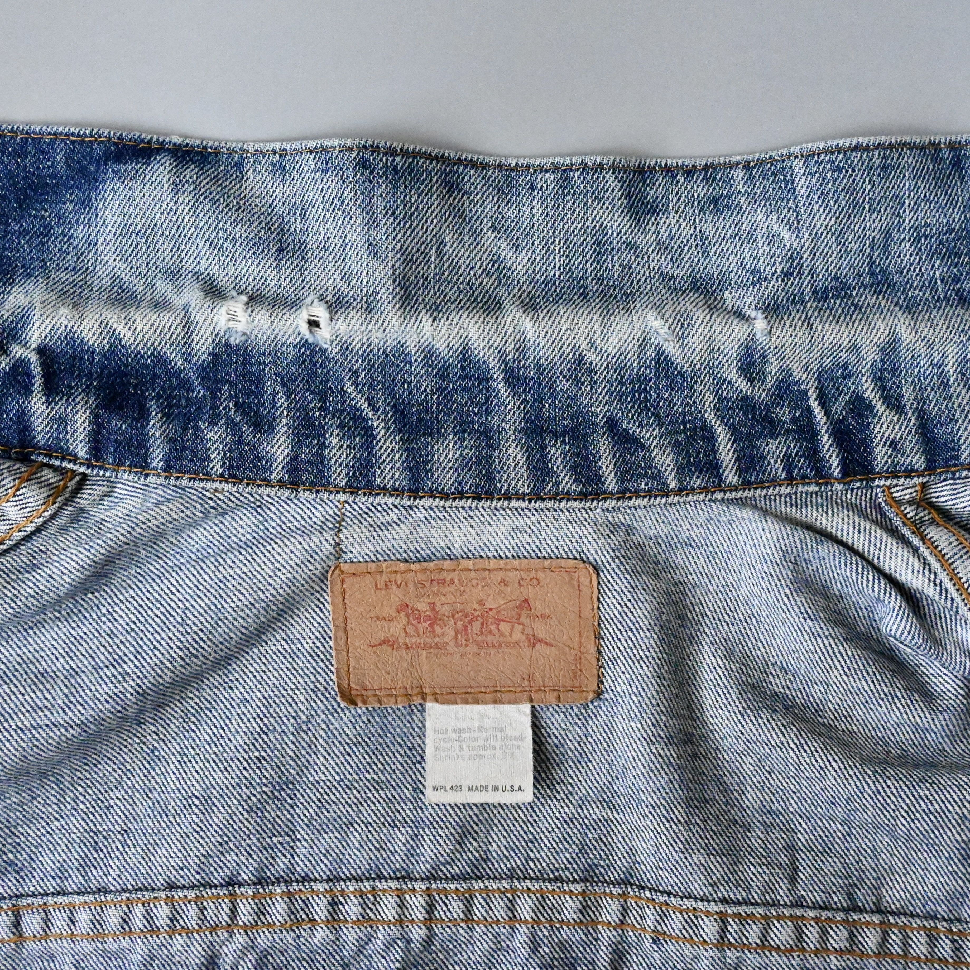 Levi's Vintage 1970s Levi's 70505 denim trucker jacket, small "e" Size US S / EU 44-46 / 1 - 9 Thumbnail