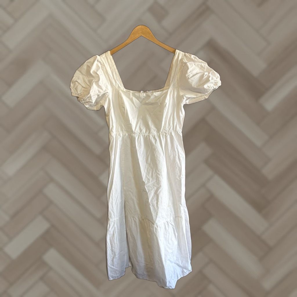 ASTR The Label ASTR White Womens Dress Sundress Short L Size L / US 10 / IT 46 - 1 Thumbnail