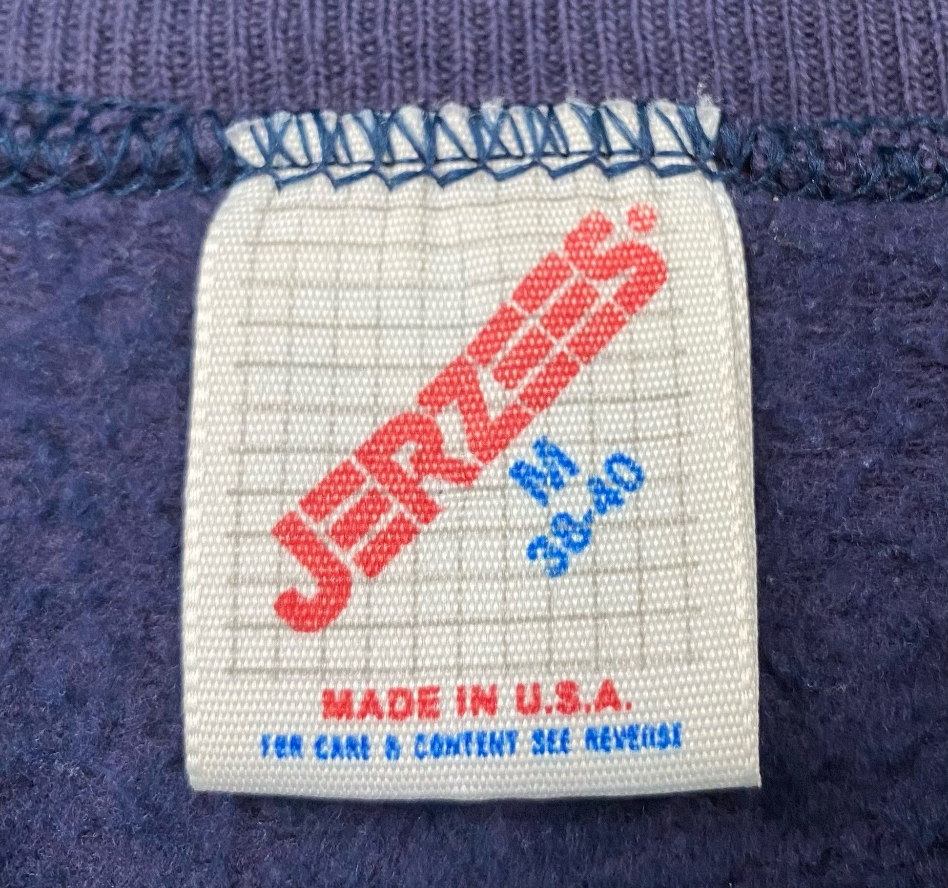 Jerzees 90’s Jerzees Faded Blank Navy Blue Sweatshirt Men’s Small Size US S / EU 44-46 / 1 - 3 Thumbnail