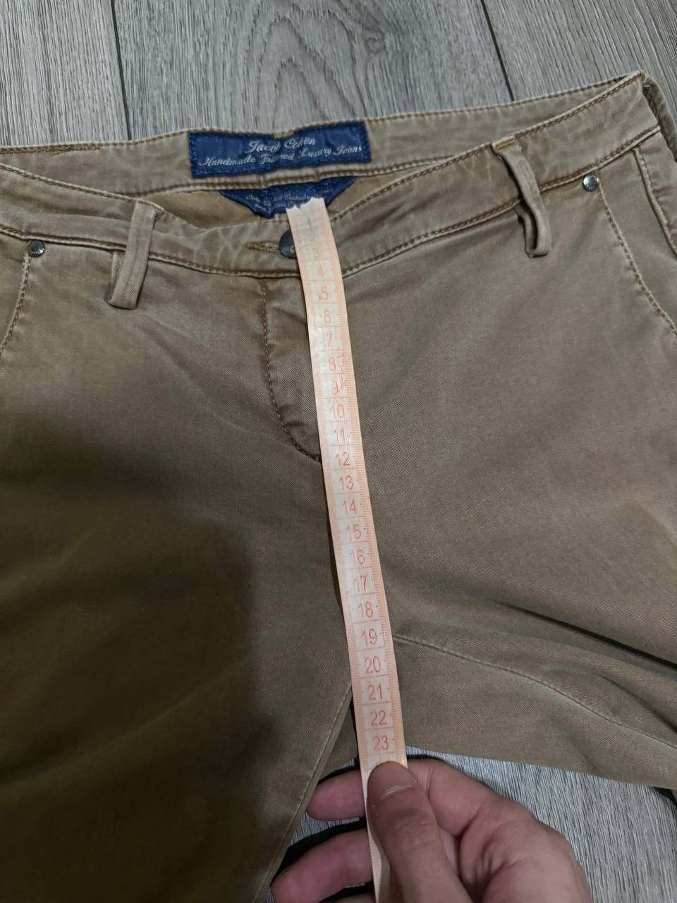 Jacob Cohen Luxury Jacob Cohen Jeans Size 25 Women Beige Slim Size 25" / US 0 / IT 36 - 11 Thumbnail