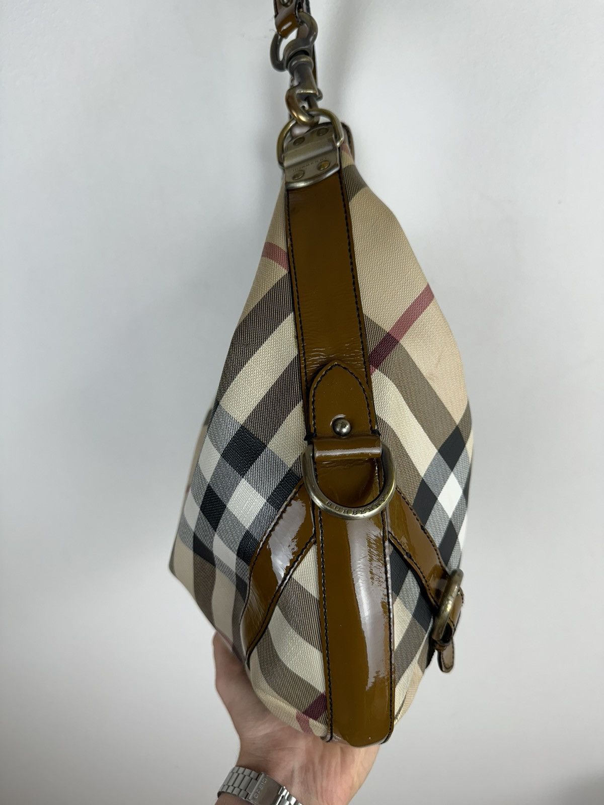Burberry Leather shoulder bag Burberry original luxury casual item Size ONE SIZE - 5 Thumbnail
