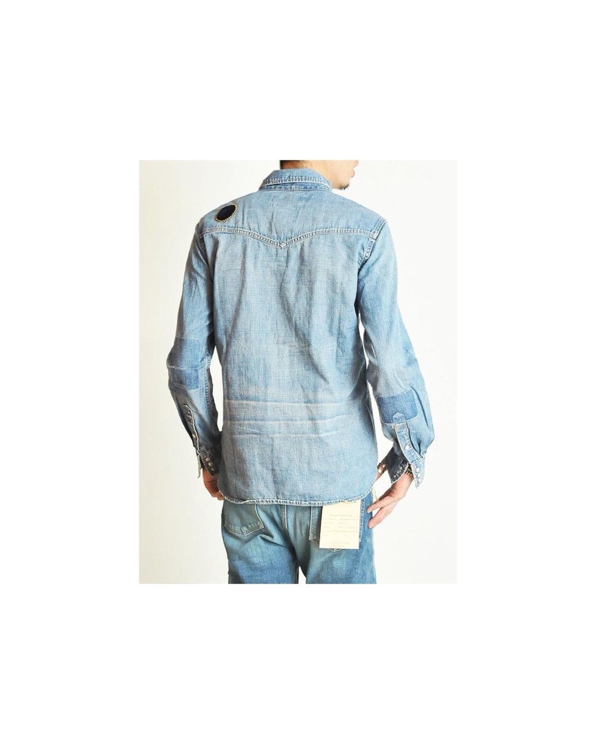 Remi Relief REMI RELIEF PATCHWORK STUDDED WESTERN SHIRT Size US M / EU 48-50 / 2 - 12 Thumbnail