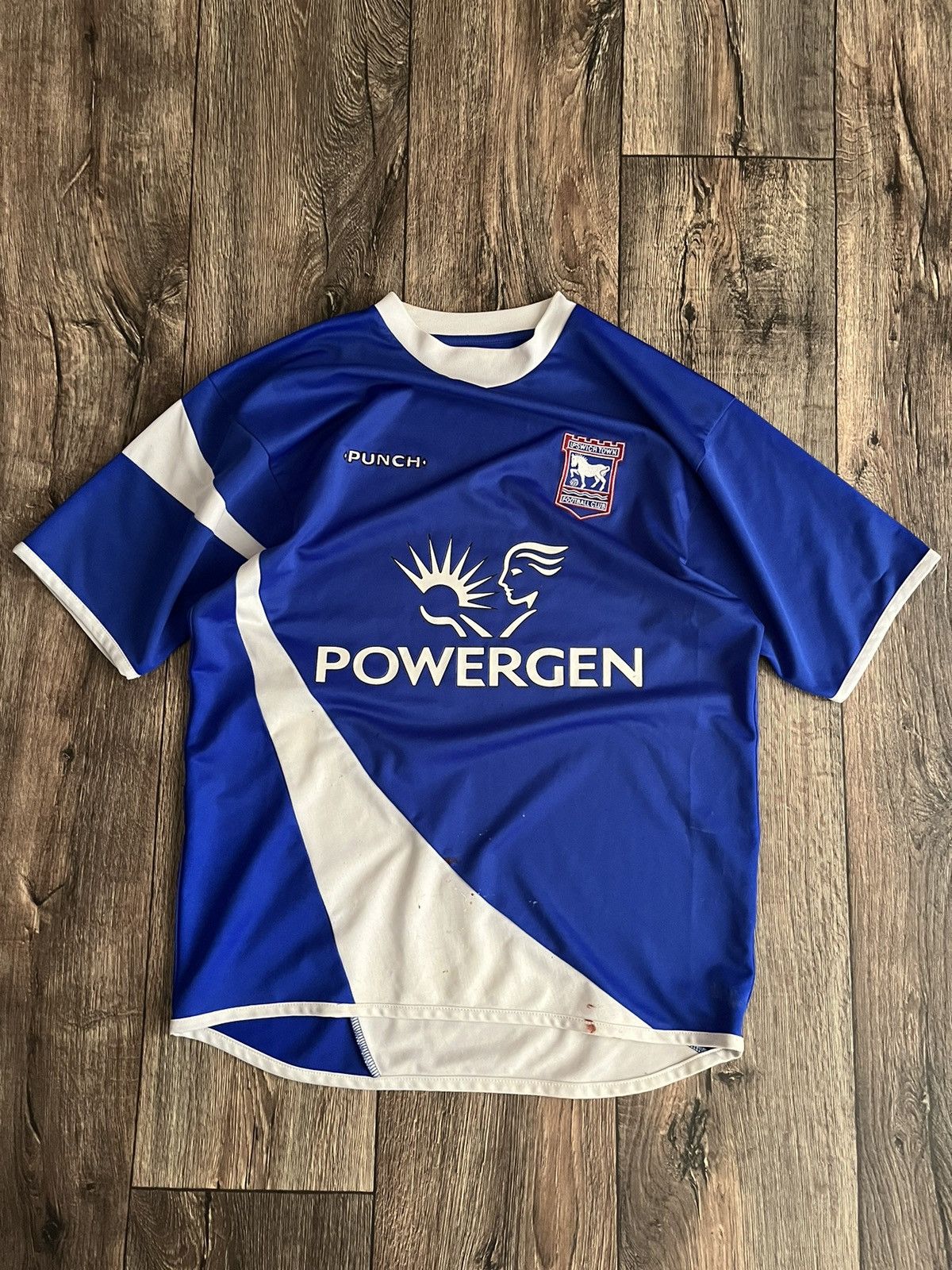Vintage Vintage Punch Ipswich Town Home Football Jersey 2005-2006 Size US M / EU 48-50 / 2 - 1 Thumbnail