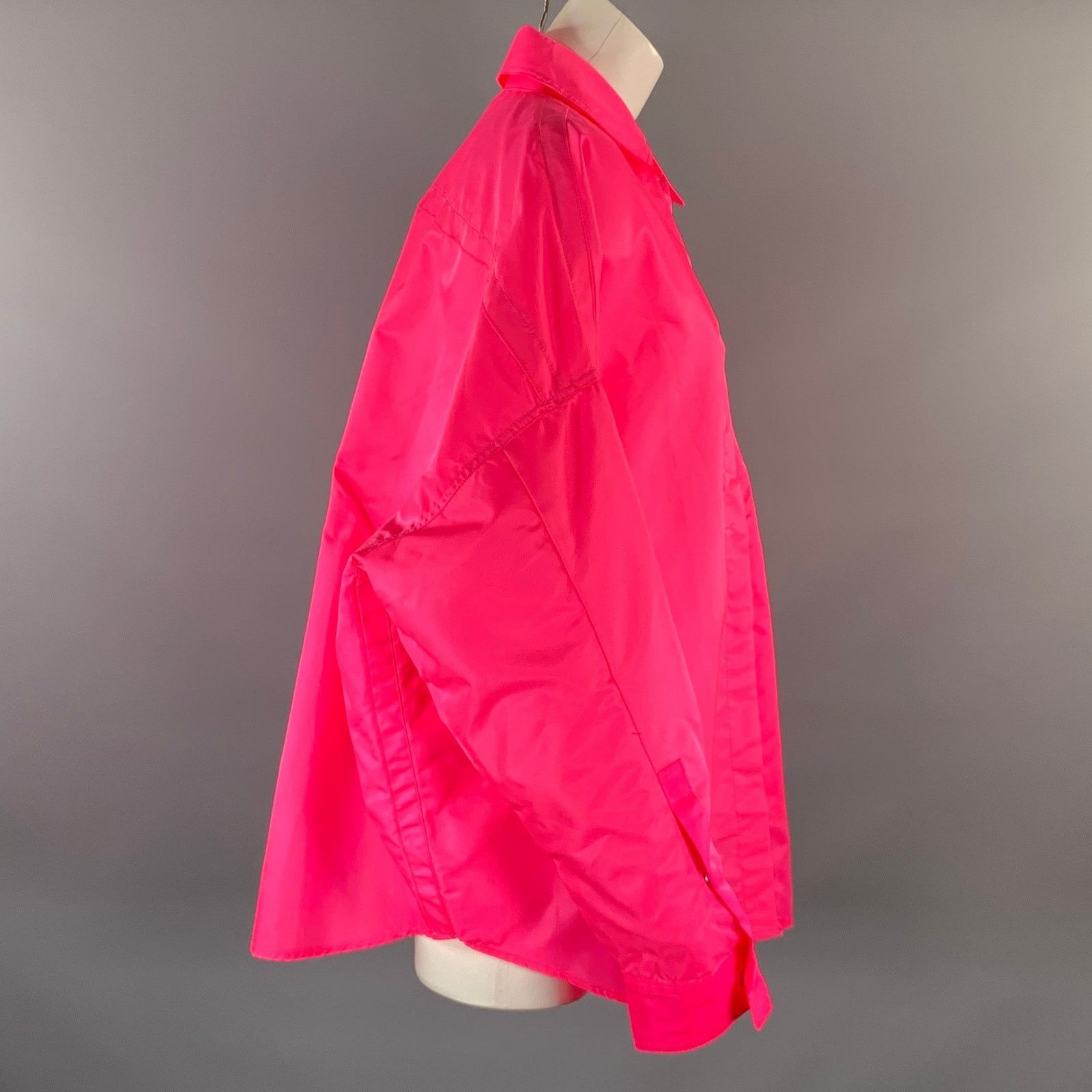 Other THE FRANKIE SHOP Size XS/S Pink Polyester Shirt Jacket Size XS / US 0-2 / IT 36-38 - 2 Thumbnail