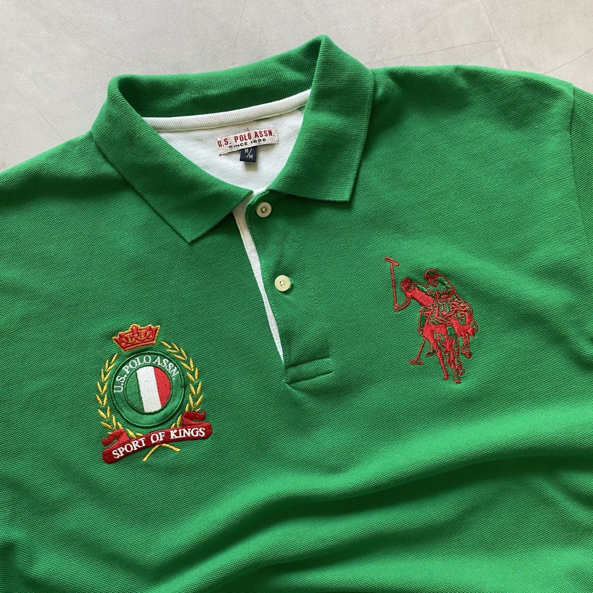 Polo Ralph Lauren Vintage Italy Style Polo Ralph Lauren Big Logo RRL T-Shirt Size US M / EU 48-50 / 2 - 2 Thumbnail