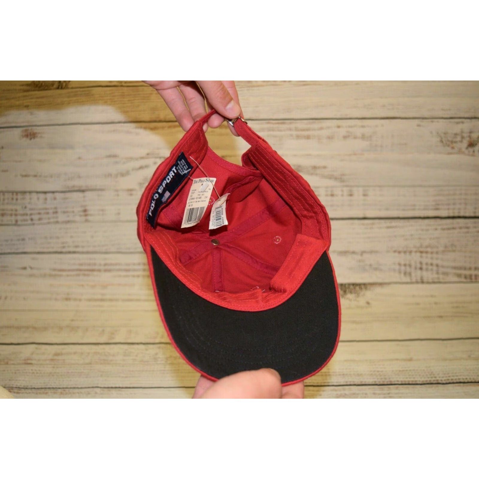 Polo Ralph Lauren VINTAGE Polo Ralph Lauren Sailing Hat One Size Red Adjustable 90s Mens Size US M / EU 48-50 / 2 - 7 Thumbnail