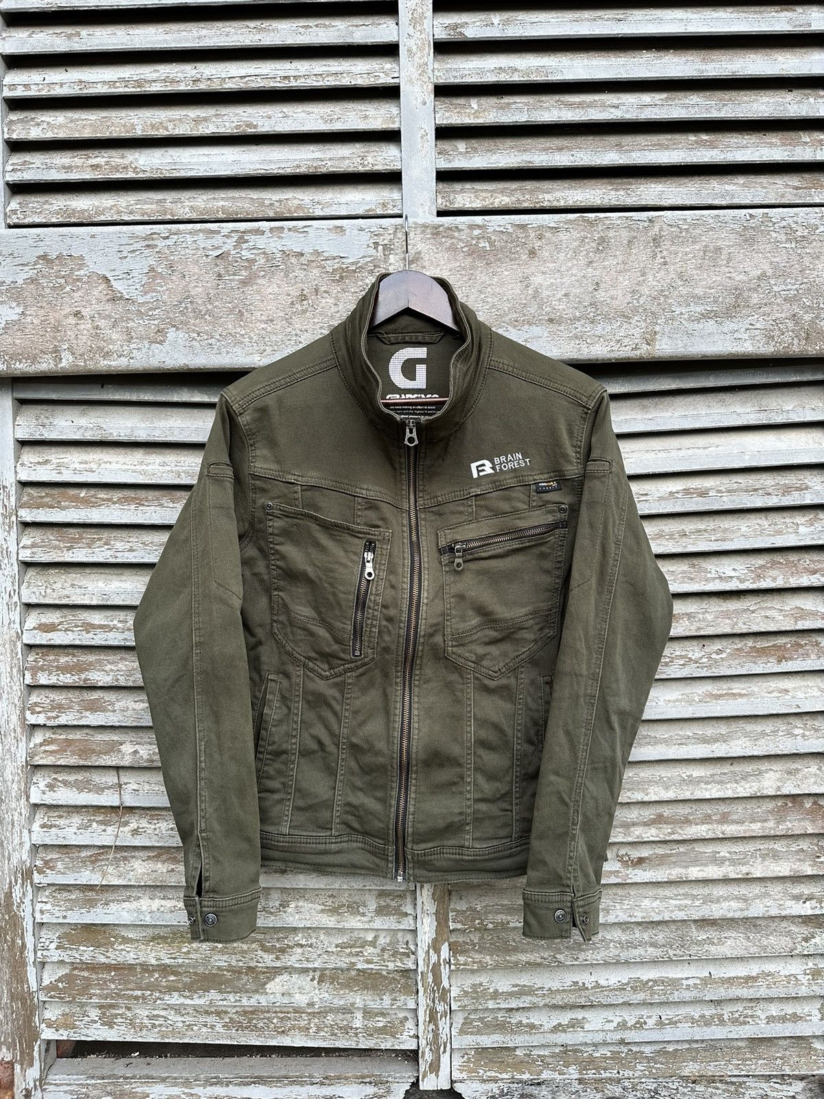 Japanese Brand 👹Grancisco X Cordura Detroit Style Military Green Jacket Size US S / EU 44-46 / 1 - 5 Thumbnail
