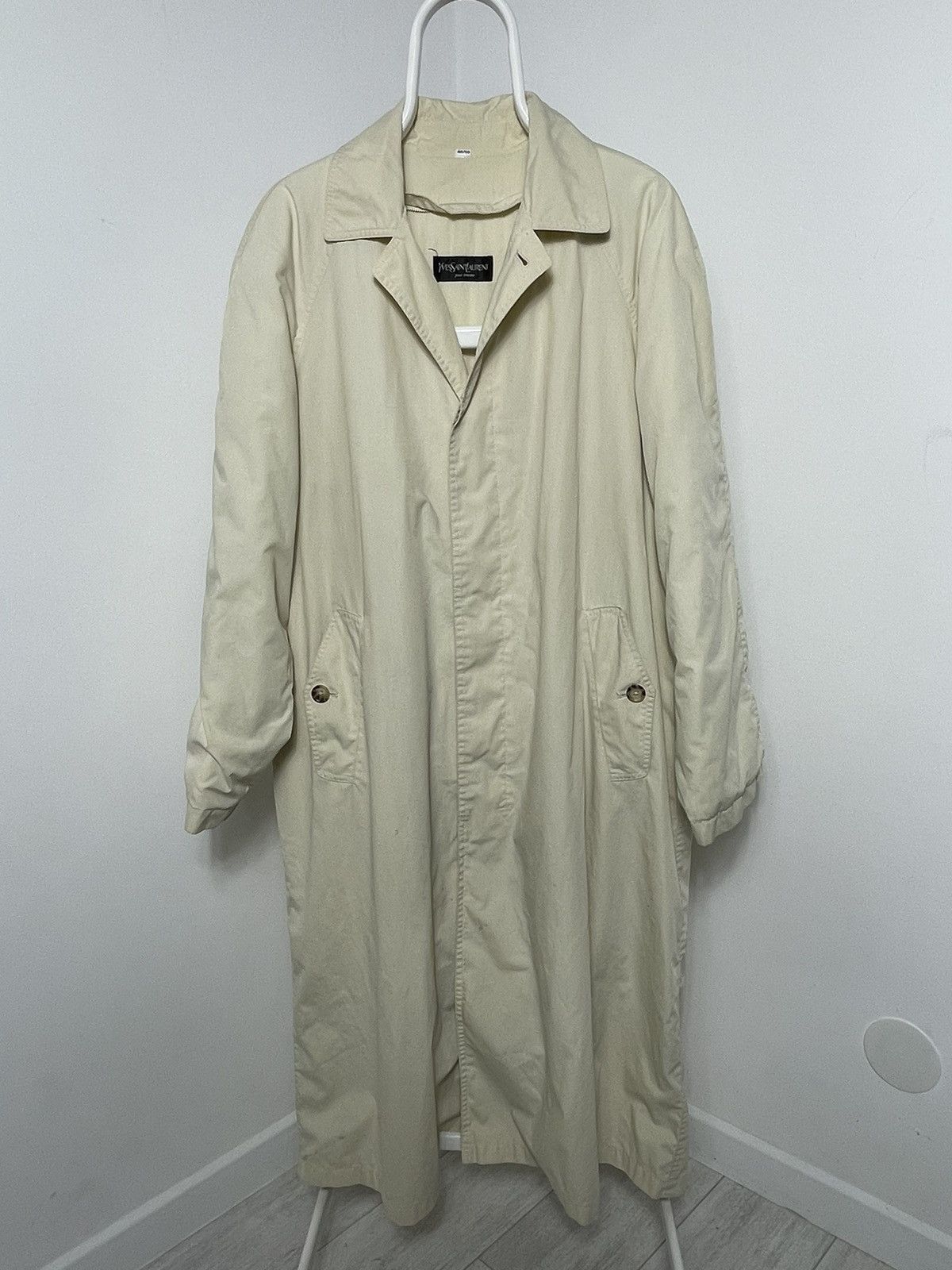 Yves Saint Laurent Rare Vintage Yves Saint Laurent Trench Coat Size US L / EU 52-54 / 3 - 8 Thumbnail