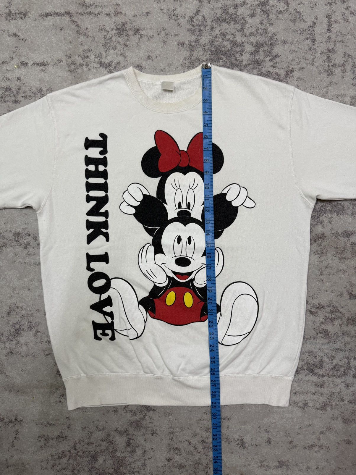 Disney Vintage Mickey Mouse Mirron Printed Sweatshirt Size US L / EU 52-54 / 3 - 14 Thumbnail