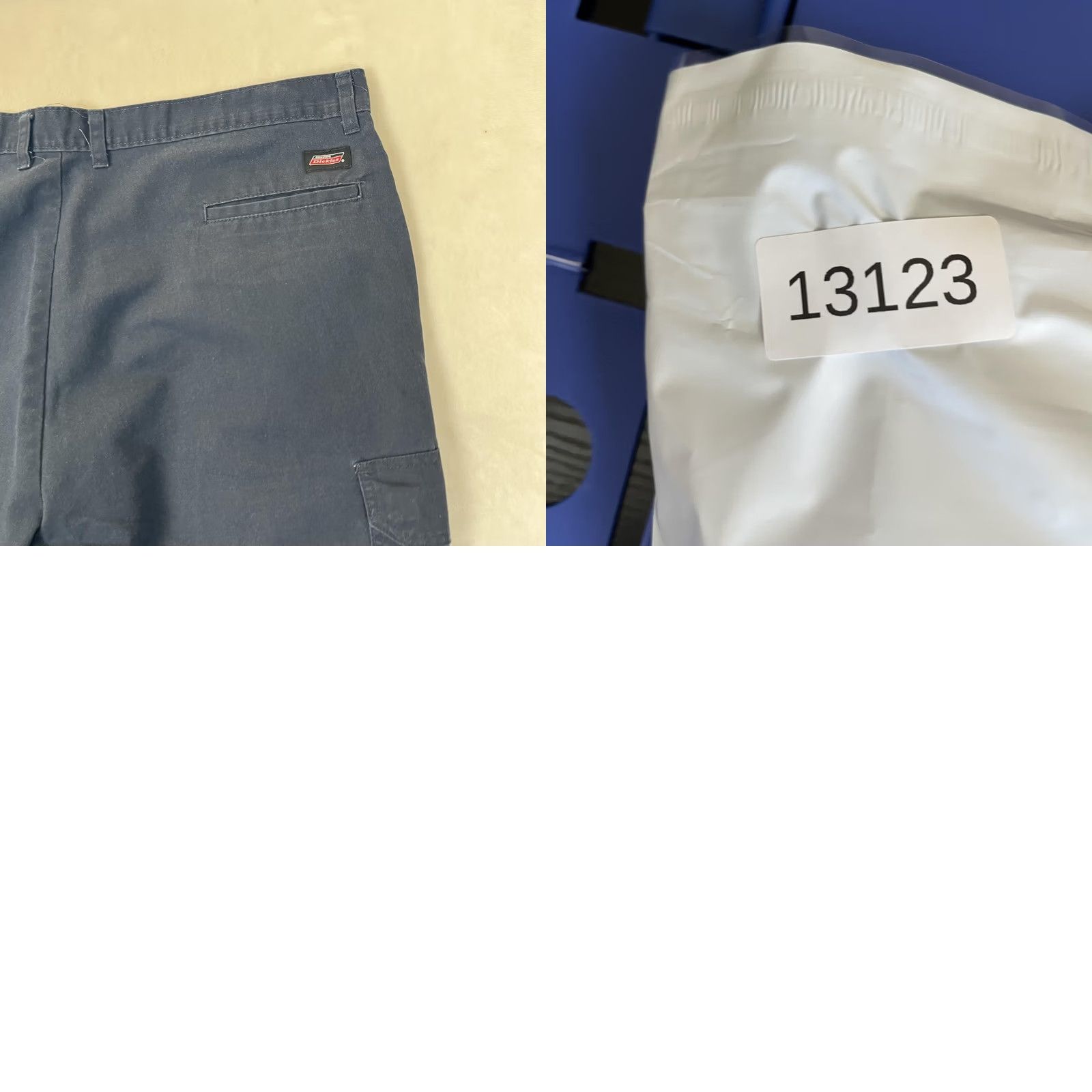 Dickies Dickies Cargo Pants Mens 42x32 Blue Relaxed Fit Canvas Workwear Pockets Size US 42 / EU 58 - 8 Thumbnail