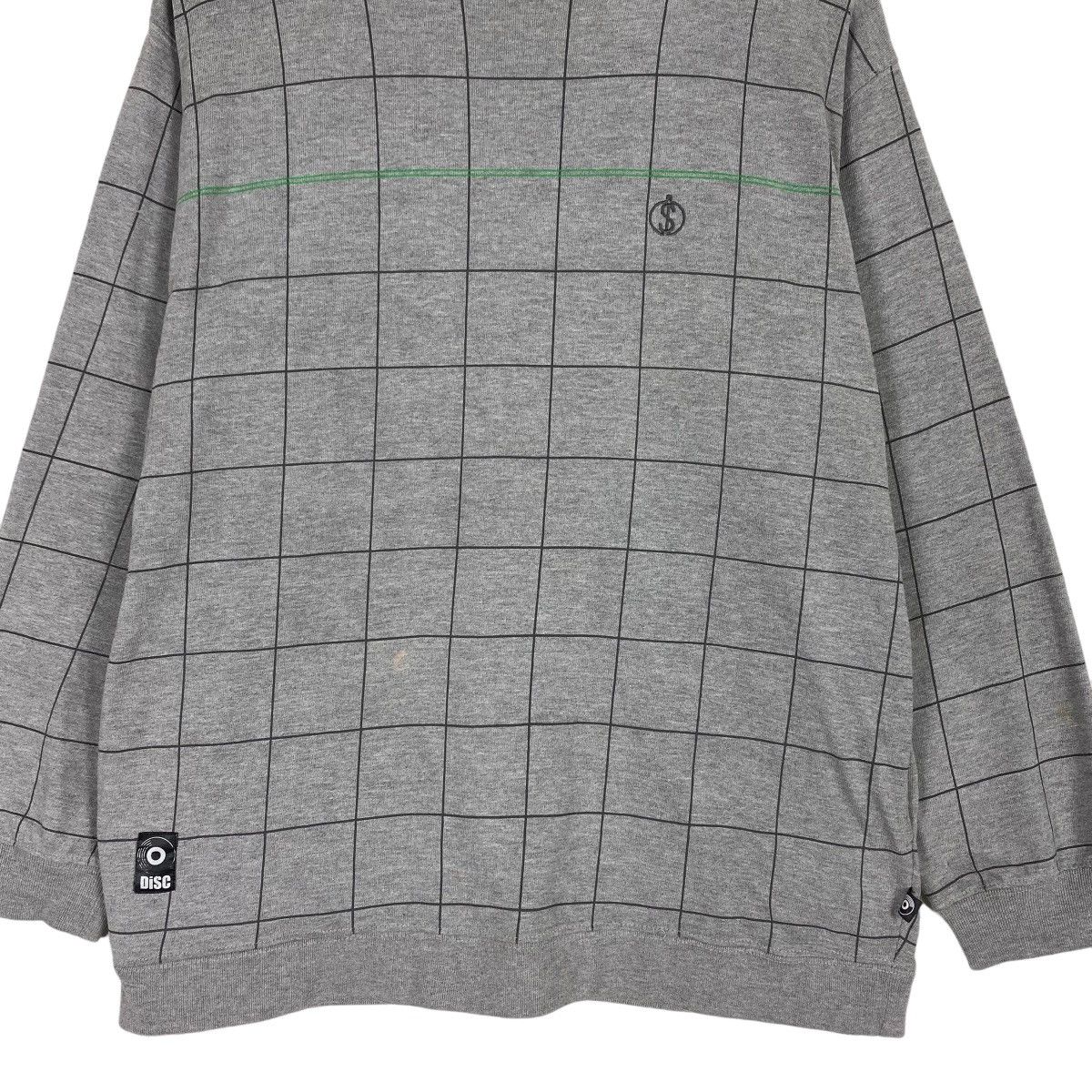 Japanese Brand DISC TARTAN DESIGN CREWNECK SWEATSHIRT Size US L / EU 52-54 / 3 - 5 Thumbnail