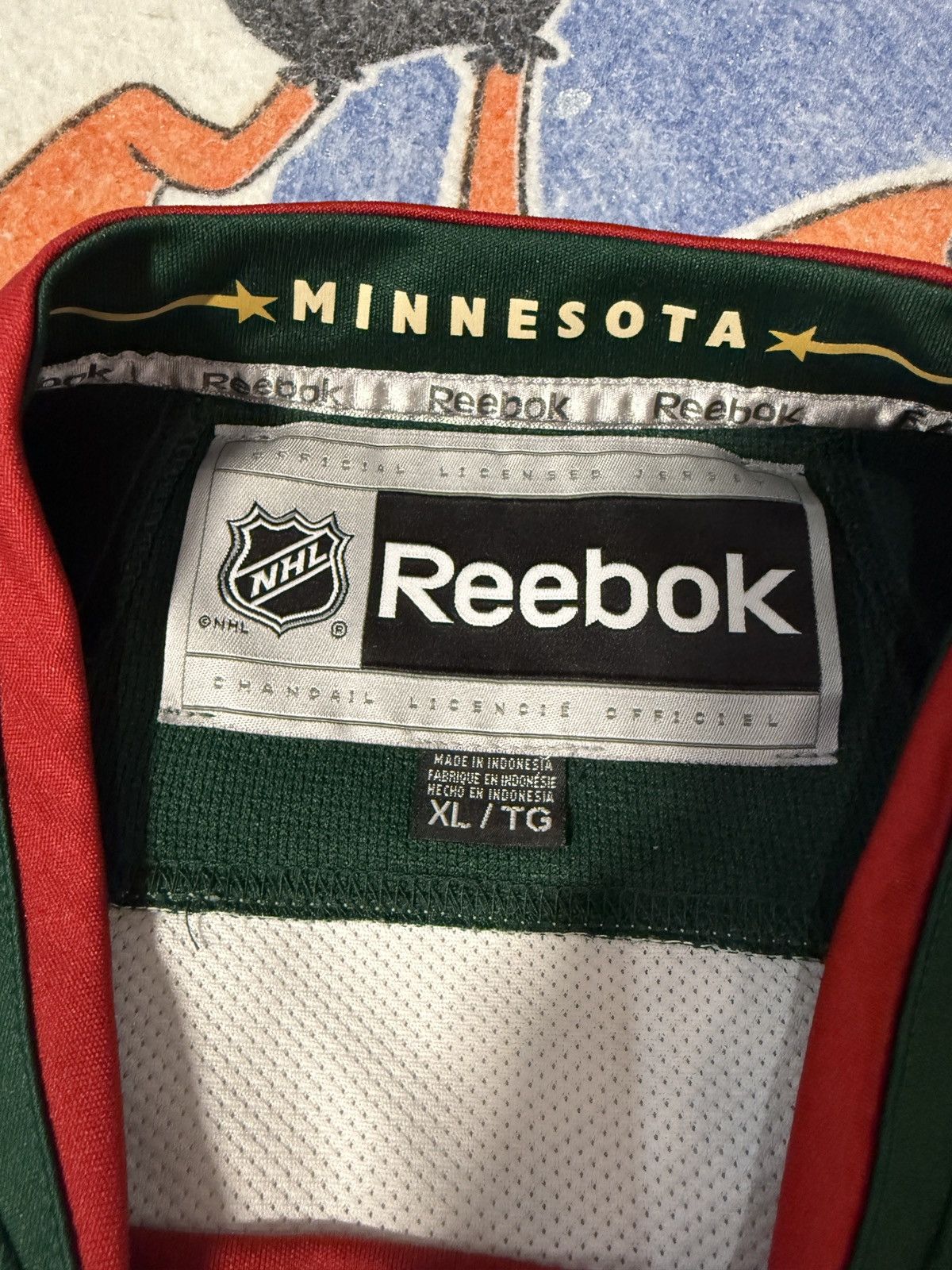 NHL Minnesota Wild hockey jersey Size US XL / EU 56 / 4 - 4 Thumbnail
