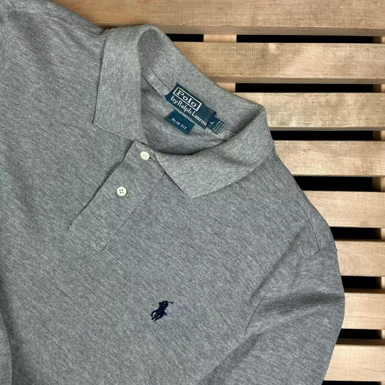 Polo Ralph Lauren × Ralph Lauren Mens Polo Long Sleeve Ralph Lauren Vintage Size L Size US L / EU 52-54 / 3 - 2 Thumbnail