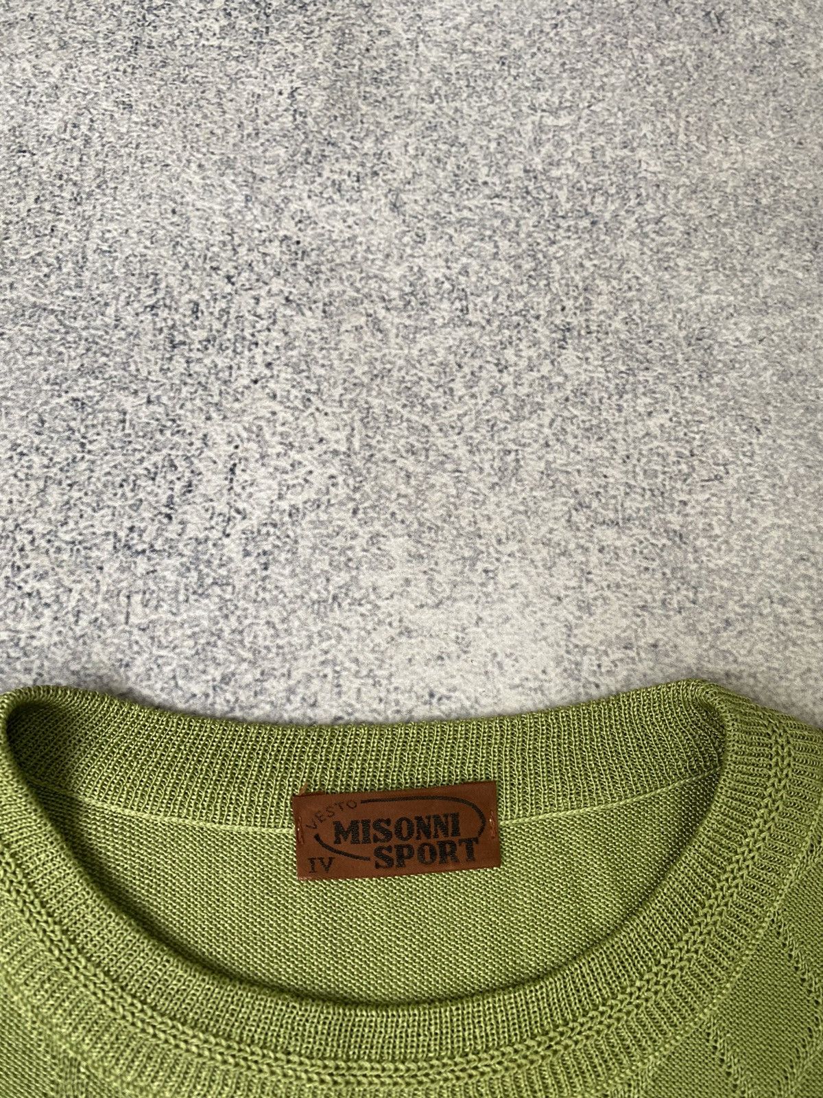 Missoni × Vintage Vintage Missoni Luxury Green Polo T-Shirt Size US M / EU 48-50 / 2 - 7 Thumbnail