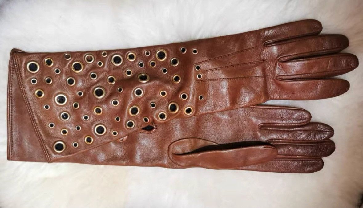 Prada Prada Lamb Skin Gloves Size ONE SIZE - 2 Thumbnail