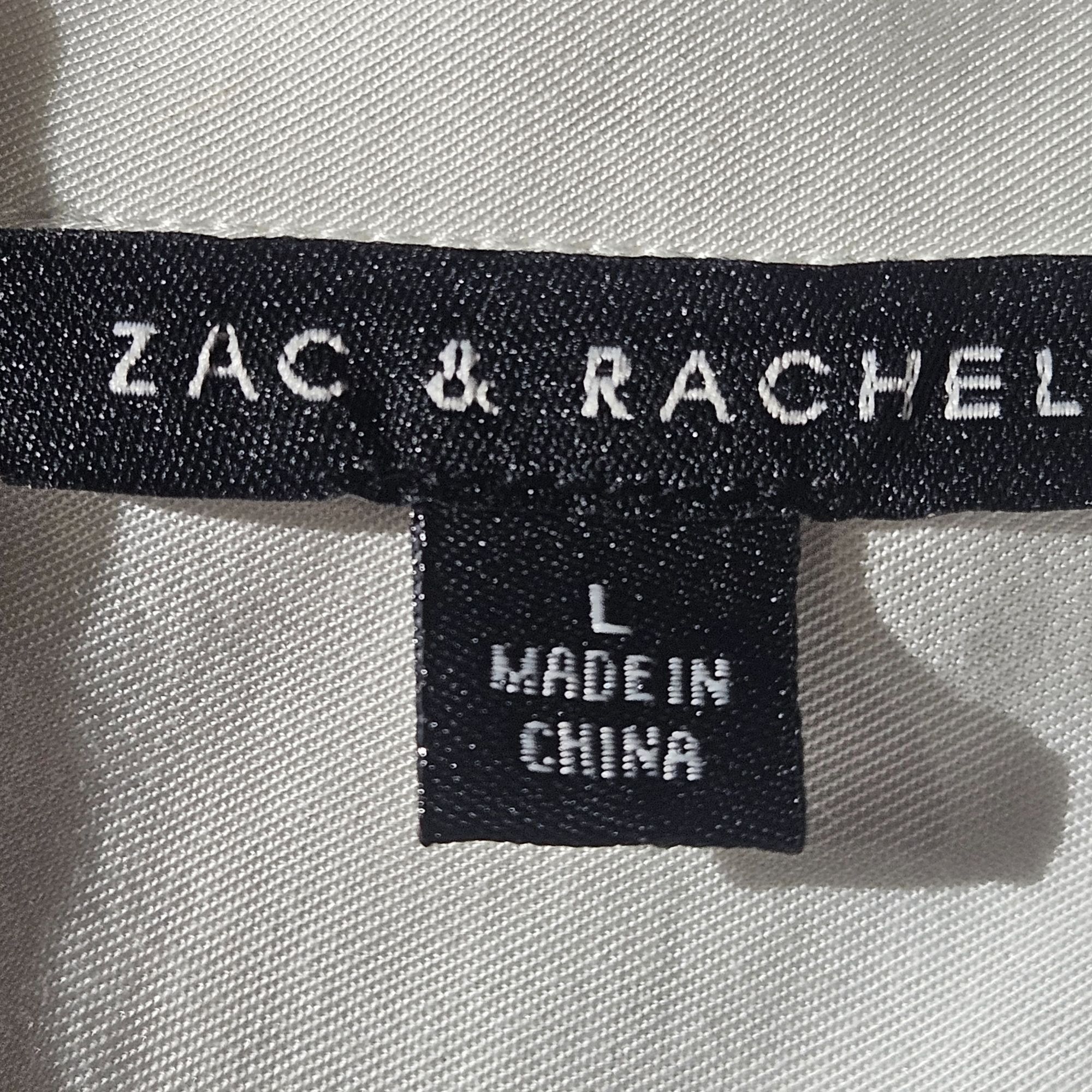 Other Zac Rachel Women Soft White Button Tunic Shirt Dress L Clean Size L / US 10 / IT 46 - 5 Thumbnail