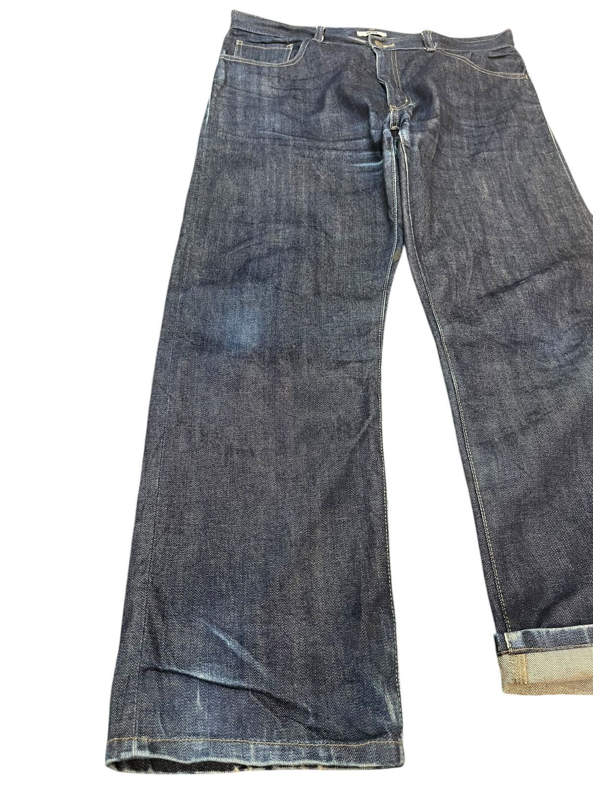 14th Addiction × Japanese Brand Vintage Uniqlo U Selvedge 5oz Denim Size US 35 - 3 Thumbnail
