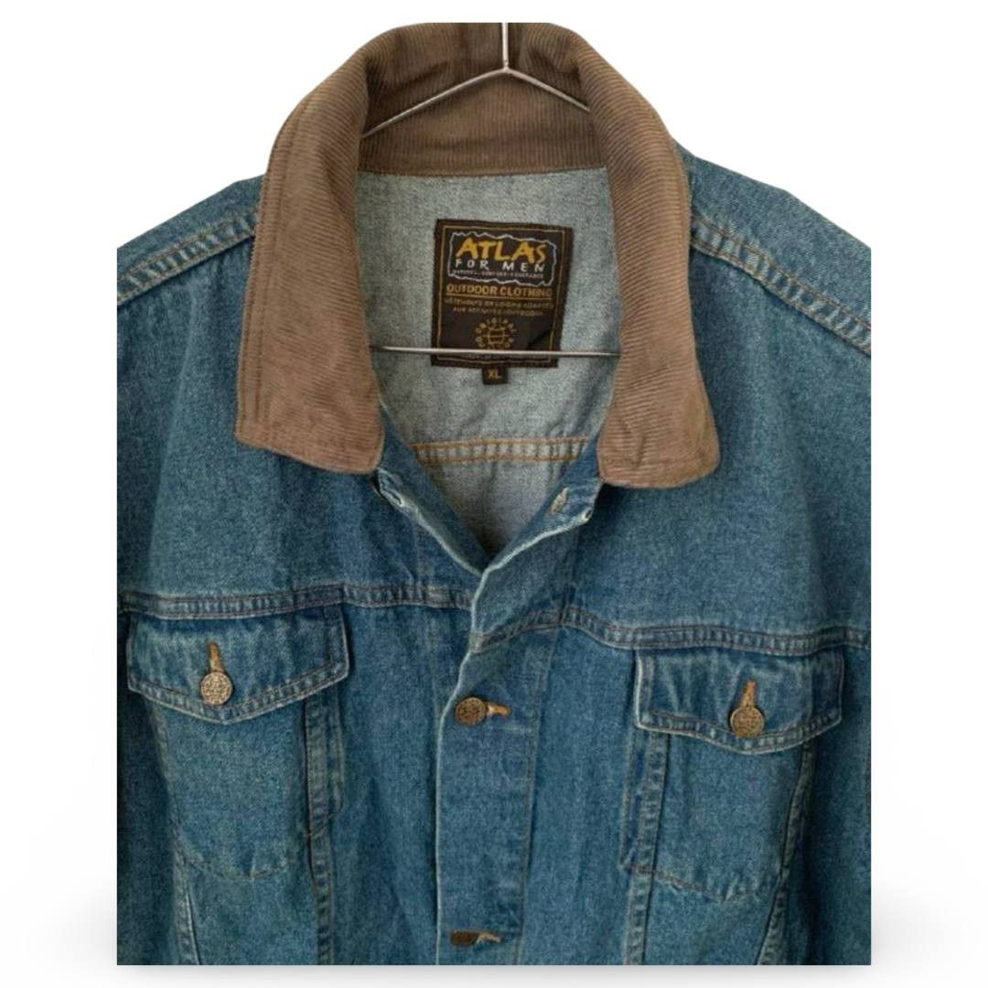 Vintage Atlas corduroy collar trucker JKT #1006 Size US XL / EU 56 / 4 - 2 Thumbnail
