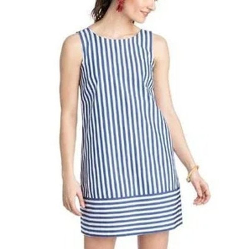 Vineyard Vines Vineyard Vines Striped Beachcomber Mini Dress 4 Bow Back Size S / US 4 / IT 40 - 1 Thumbnail