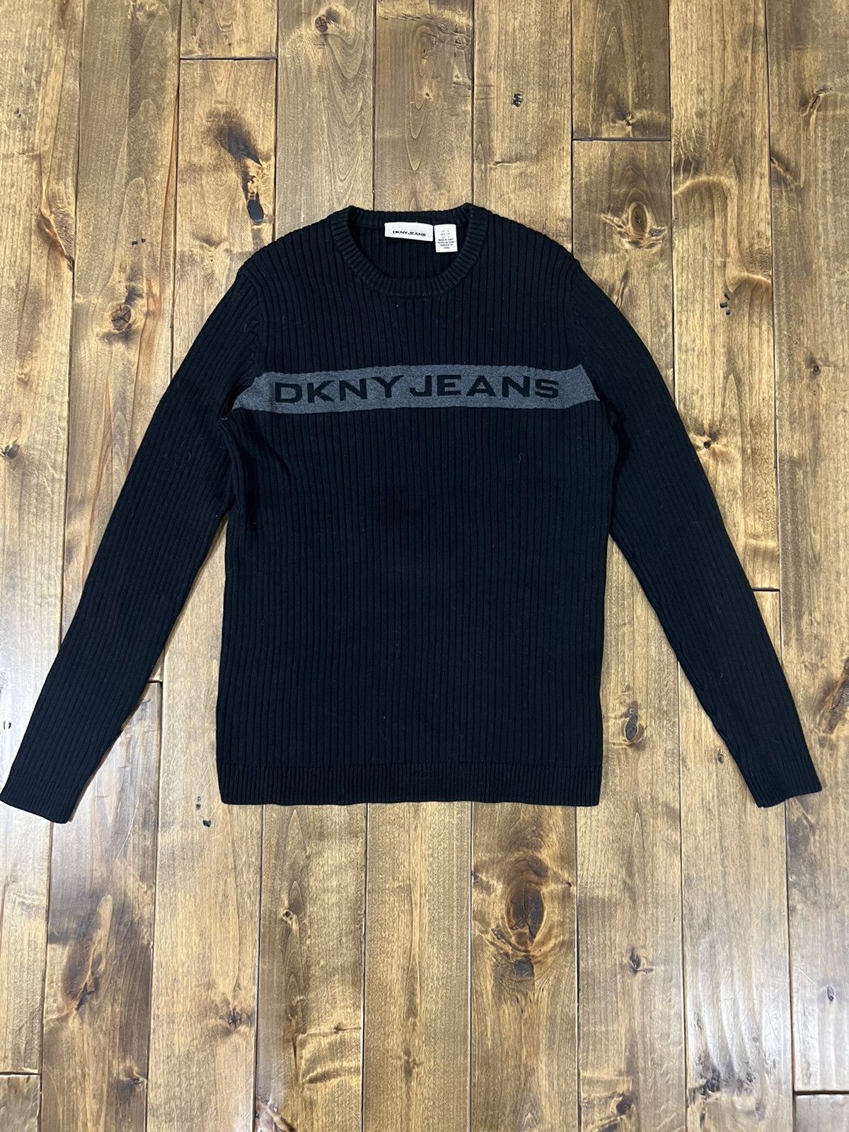 DKNY DKNY Heavy-cotton Ribbed Sweater Size US S / EU 44-46 / 1 - 2 Thumbnail
