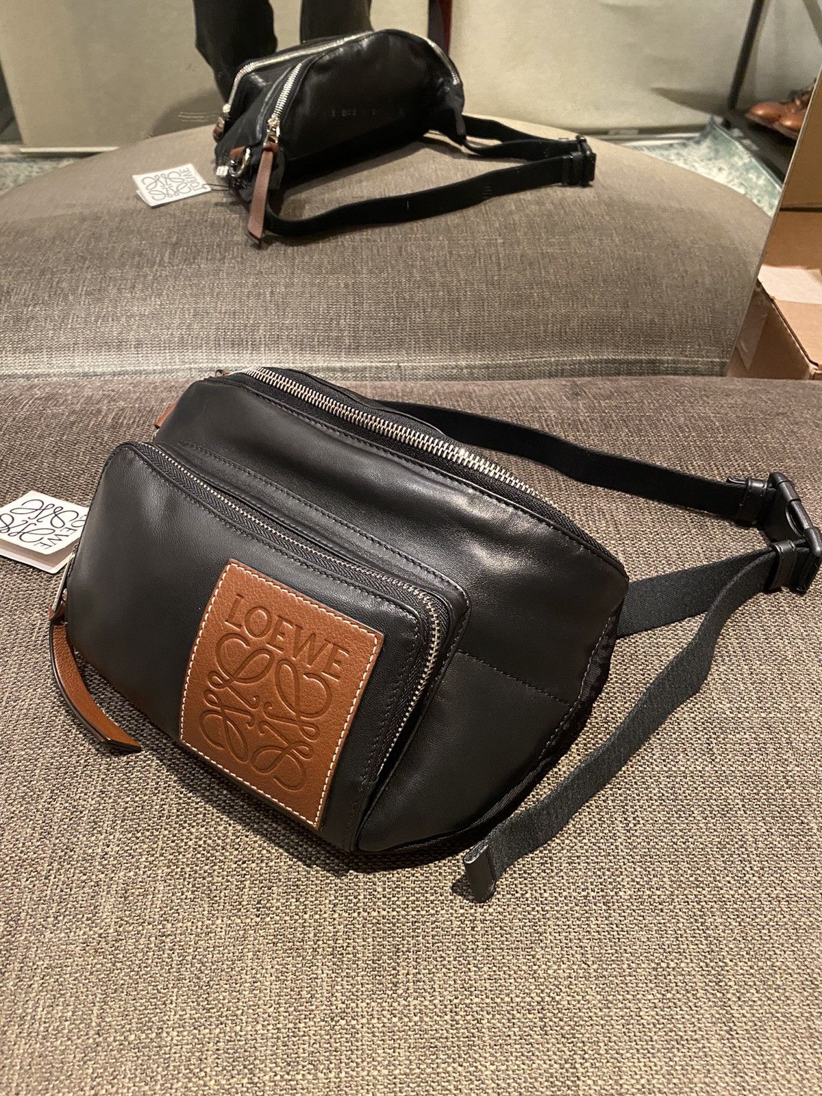 Loewe Deal‼️LOEWE Leather puffy crossbody waistbag bumbag Size ONE SIZE - 1 Thumbnail