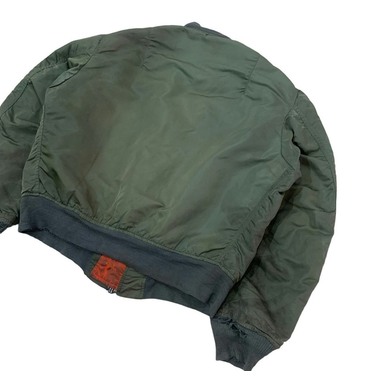 Alpha Industries Distressed Alpha Industries MA-1 Reversible Bomber Jacket Size US M / EU 48-50 / 2 - 9 Thumbnail