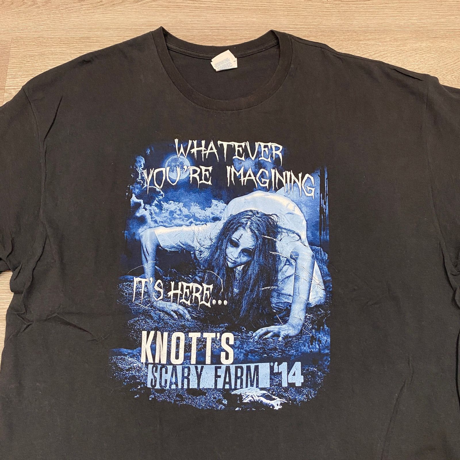 Delta Knotts Scary Farm 2014 Horror Maze T Shirt Men's 3XL Size US XXL / EU 58 / 5 - 2 Thumbnail