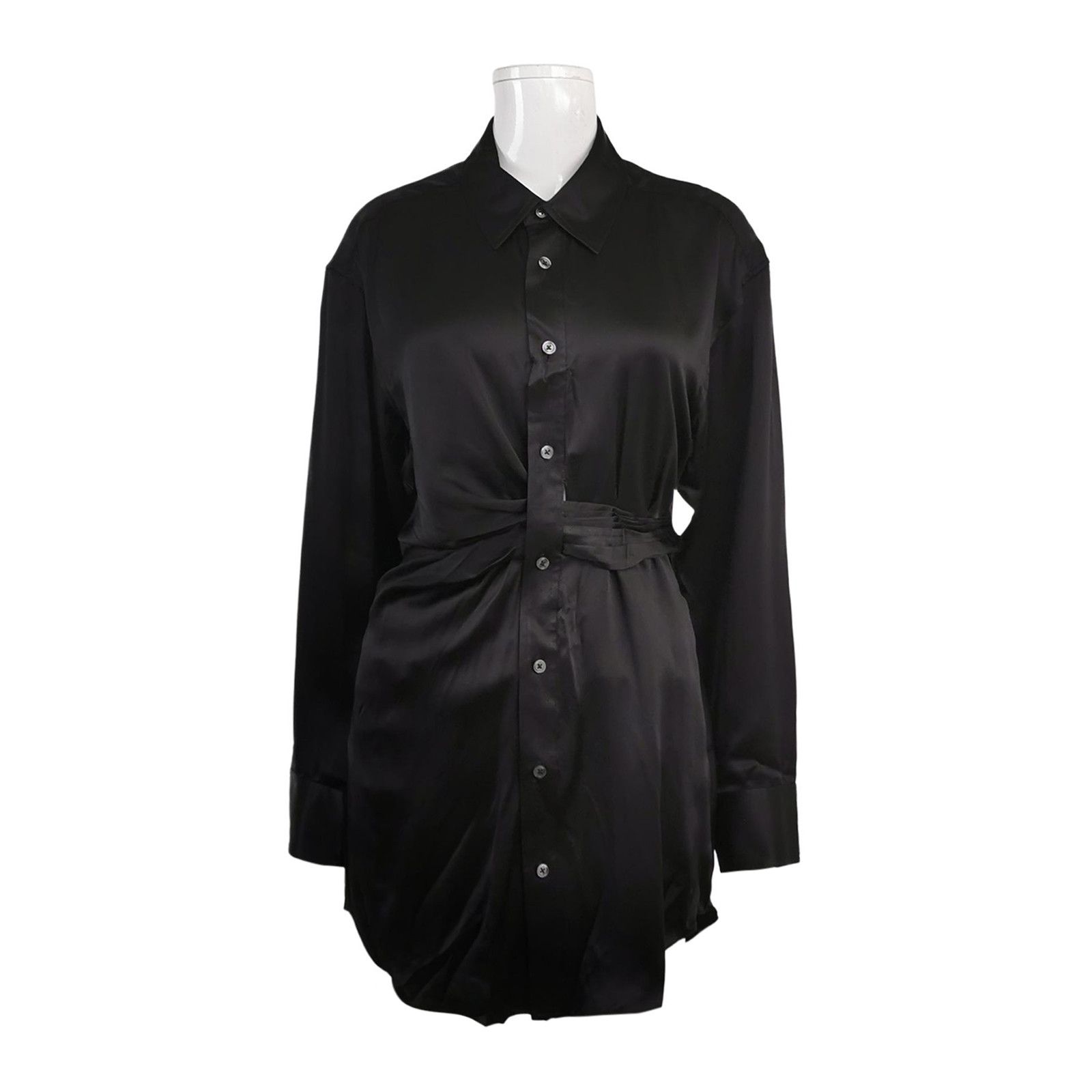 Alexander Wang Alexander Wang Silk Shirt Mini Dress Size 4 Size S / US 4 / IT 40 - 1 Thumbnail