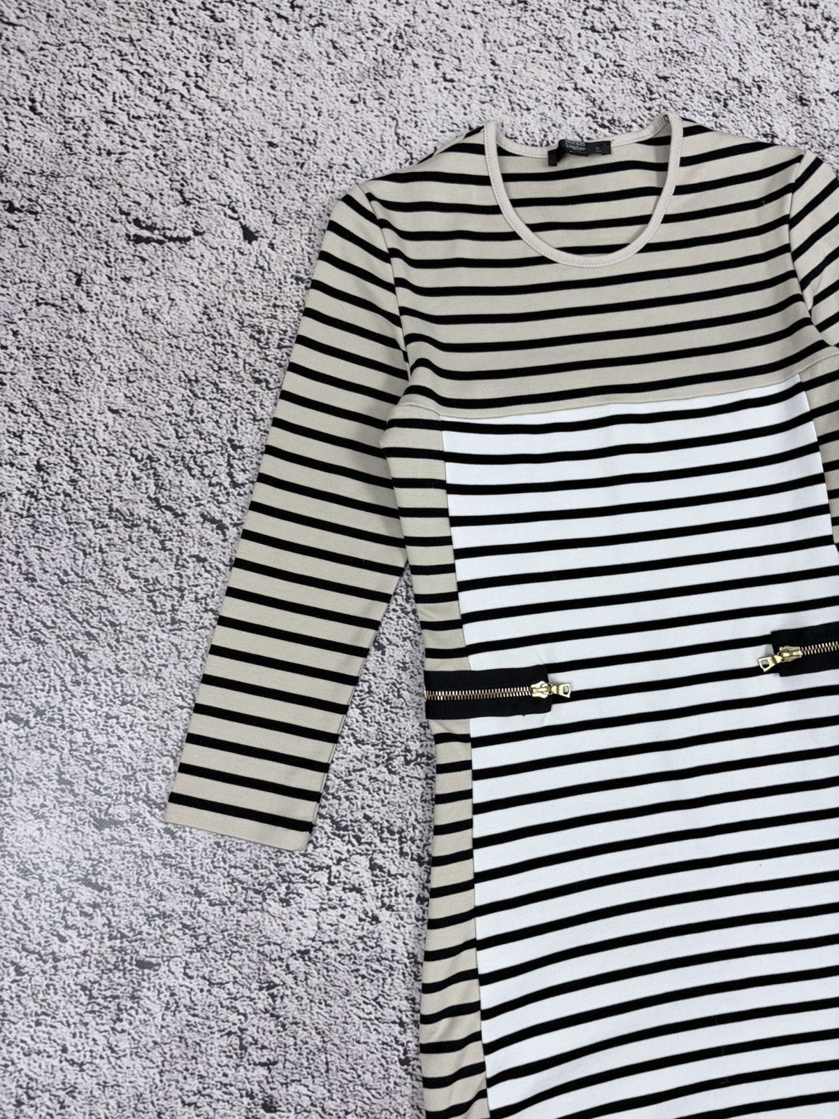 Markus Lupfer Markus Lupfer Striped Knit Bodycon Dress Size S Size S / US 4 / IT 40 - 4 Thumbnail