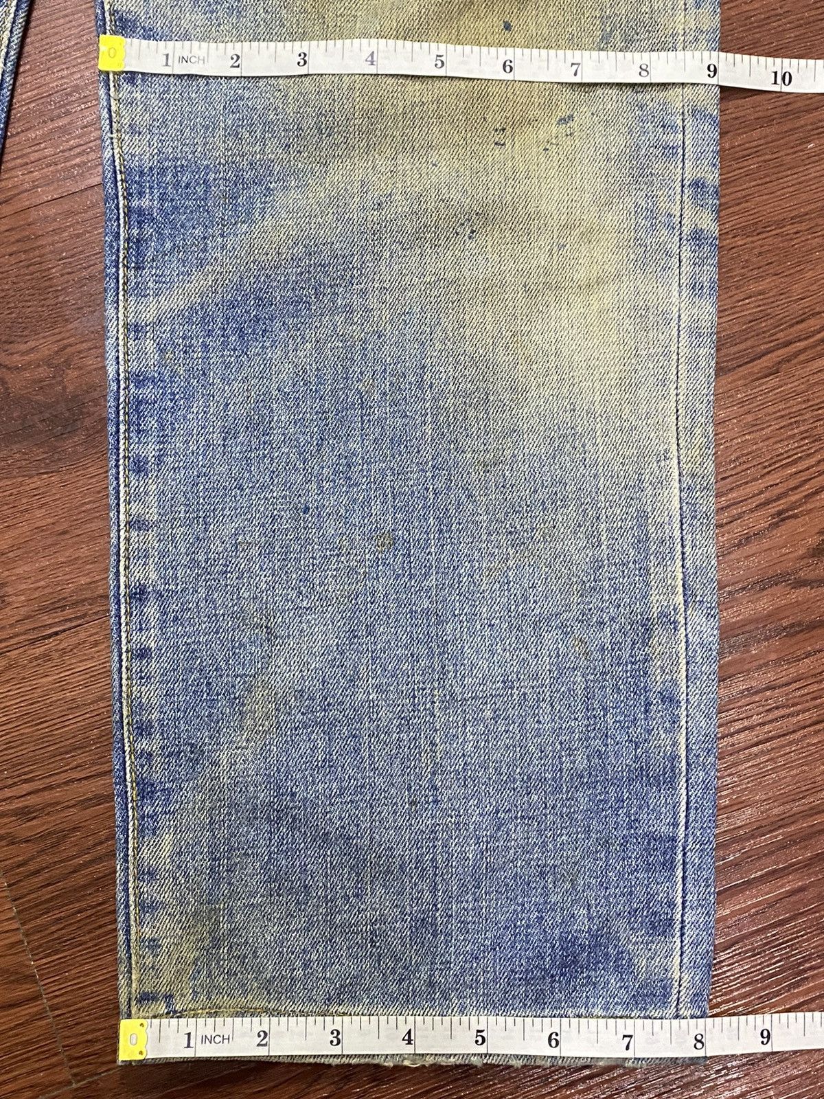 Japanese Brand Vintage Japanese Brands Uniqlo Crazy Mud Wash Loose Jeans Size US 32 / EU 48 - 10 Thumbnail