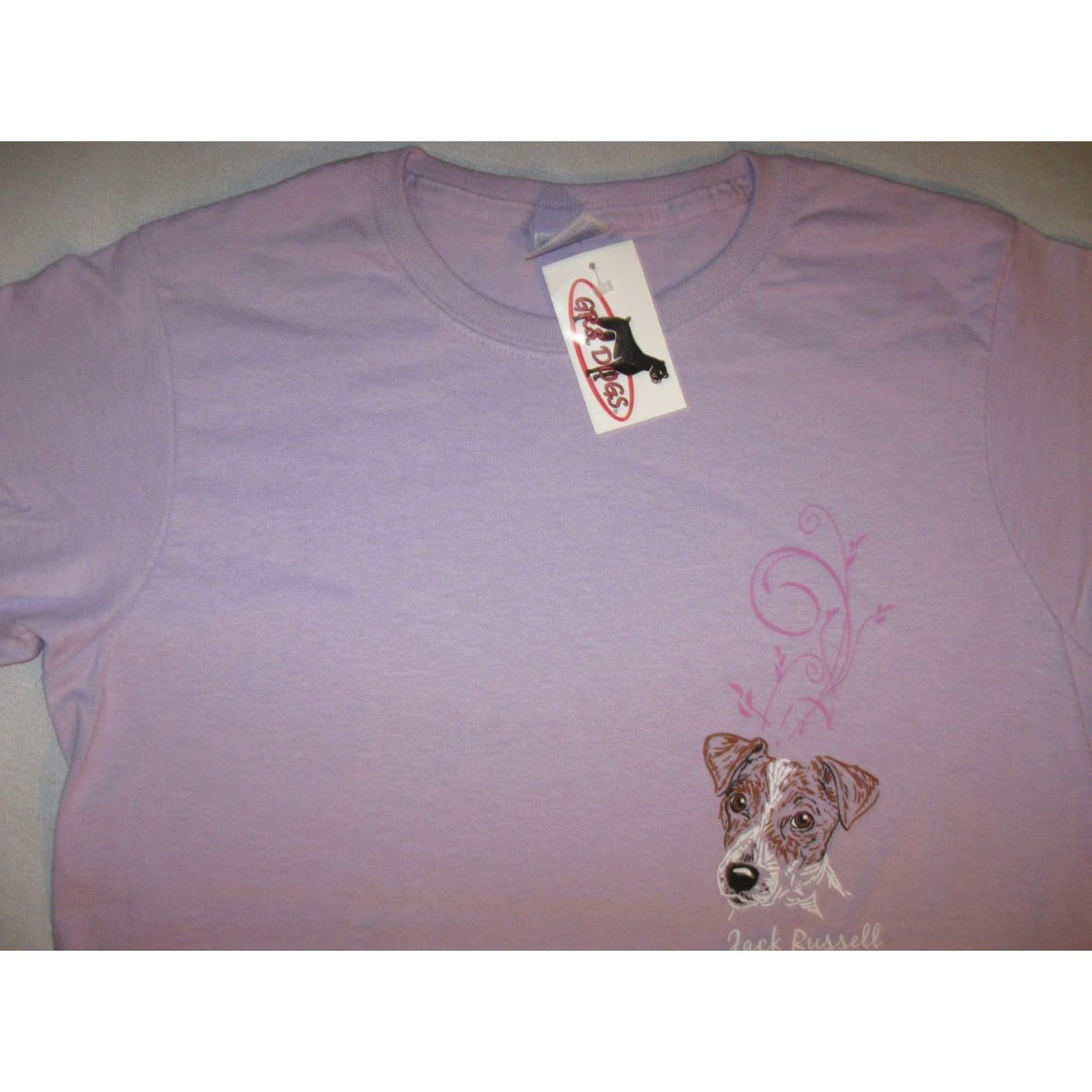 Gildan JACK RUSSELL TERRIER Dog Lovers GR8 Dogs T Shirt New Women's Small Ladies CUTE Size S / US 4 / IT 40 - 3 Thumbnail