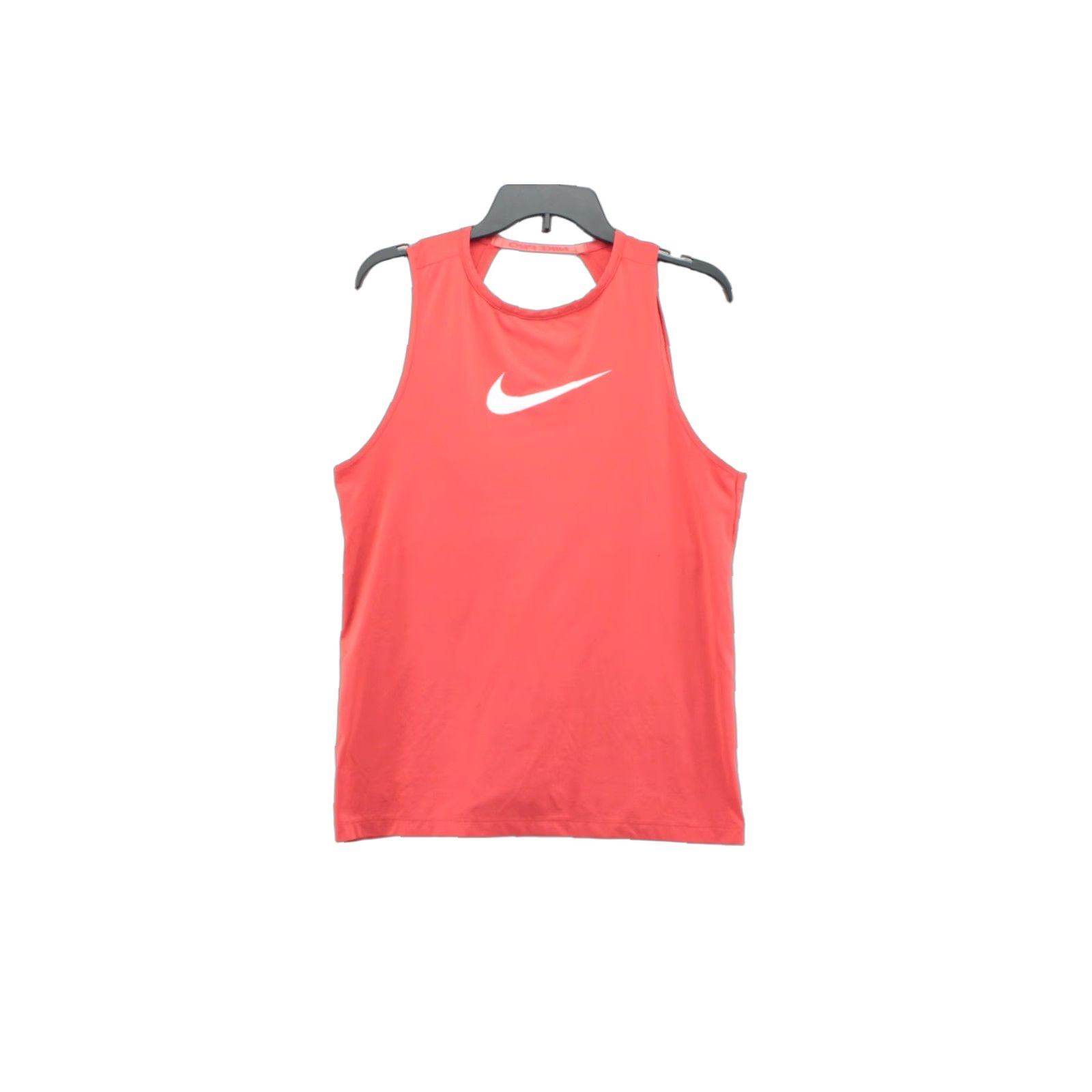 Nike Nike Pro Essential Swoosh Tank Top Women Medium Orange Open Back Athleisure Sleeveless Racerback Shirt Size M / US 6-8 / IT 42-44 - 1 Thumbnail