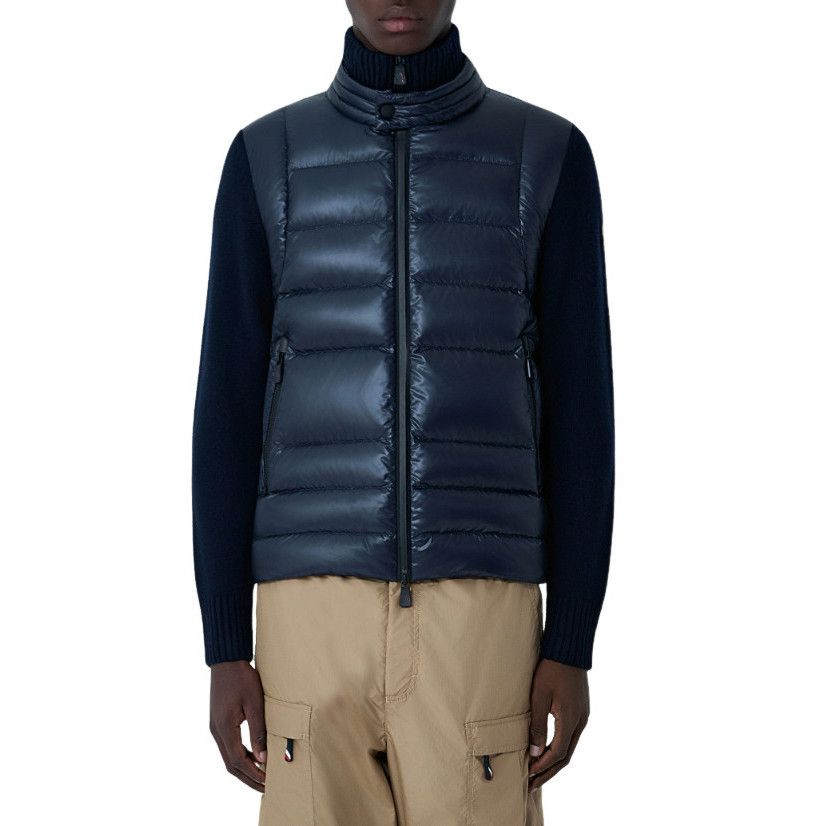 MONCLER GRENOBLE Men's Navy Cardigan New (Men's size:M;)