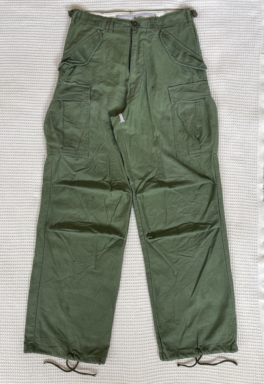 Buzz Rickson's Vintage 80’s🔥BUZZ RICKSON’S🔥Army Field Baggy Cargo Pants Size US 29 - 1 Thumbnail
