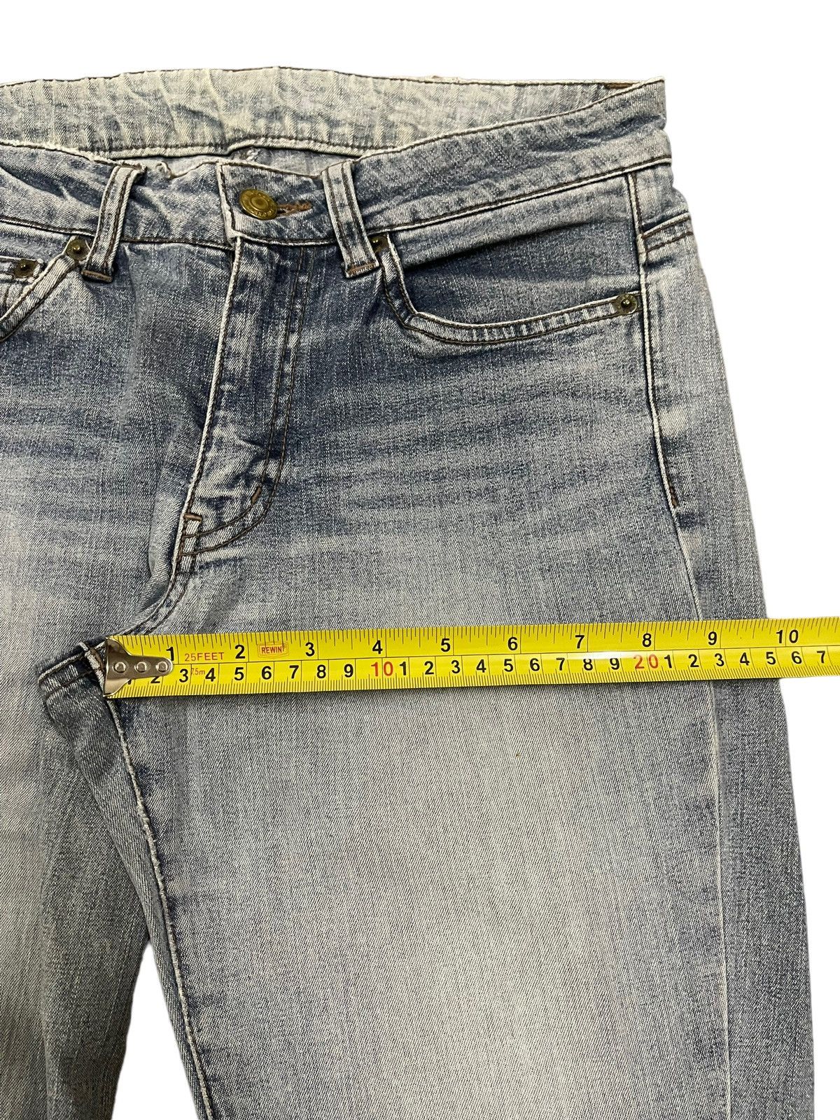 Hysteric Glamour Vintage Japanese Brand Blue Wash Style Flare Jeans Size US 30 / EU 46 - 12 Thumbnail