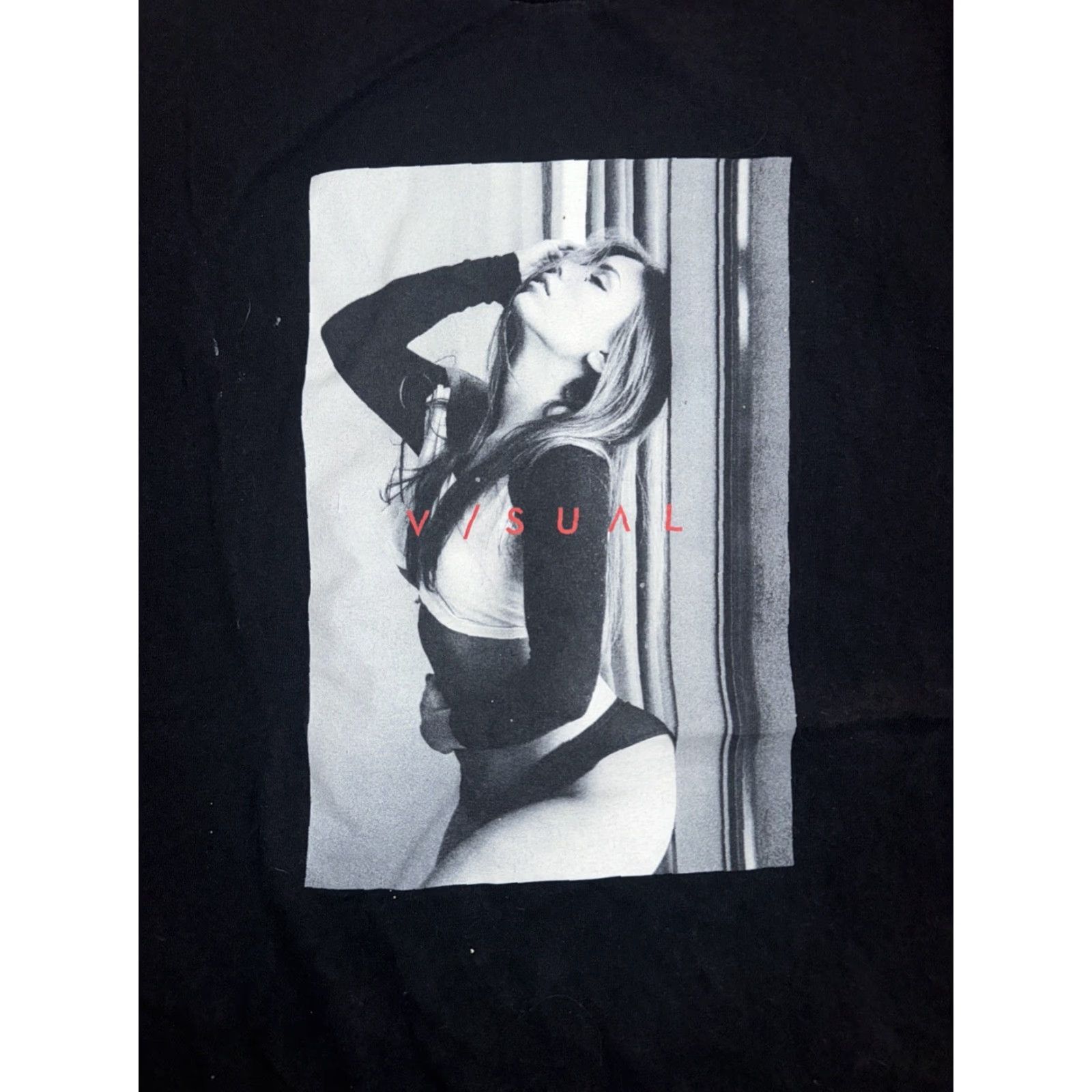 Vintage VINTAGE Visual Streetwear Graphic T-Shirt Men’s Large Black Photo Print Tee 21x28 Size US L / EU 52-54 / 3 - 2 Thumbnail
