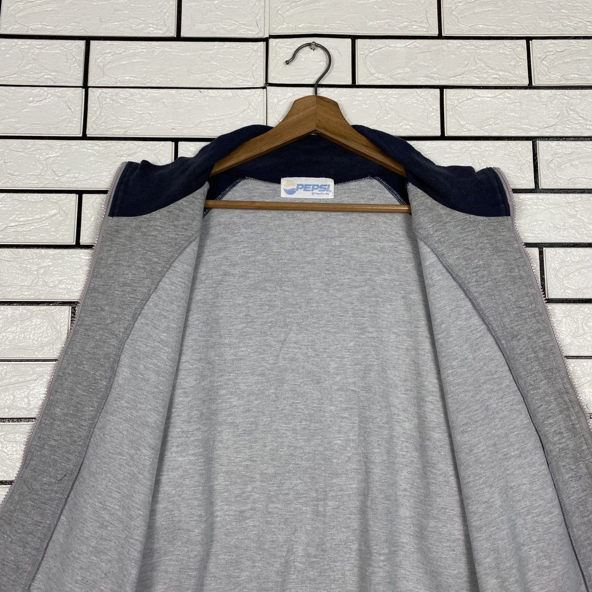 Japanese Brand 📌Vintage Zipper Sweater Pepsi Big Logo Size US L / EU 52-54 / 3 - 15 Thumbnail