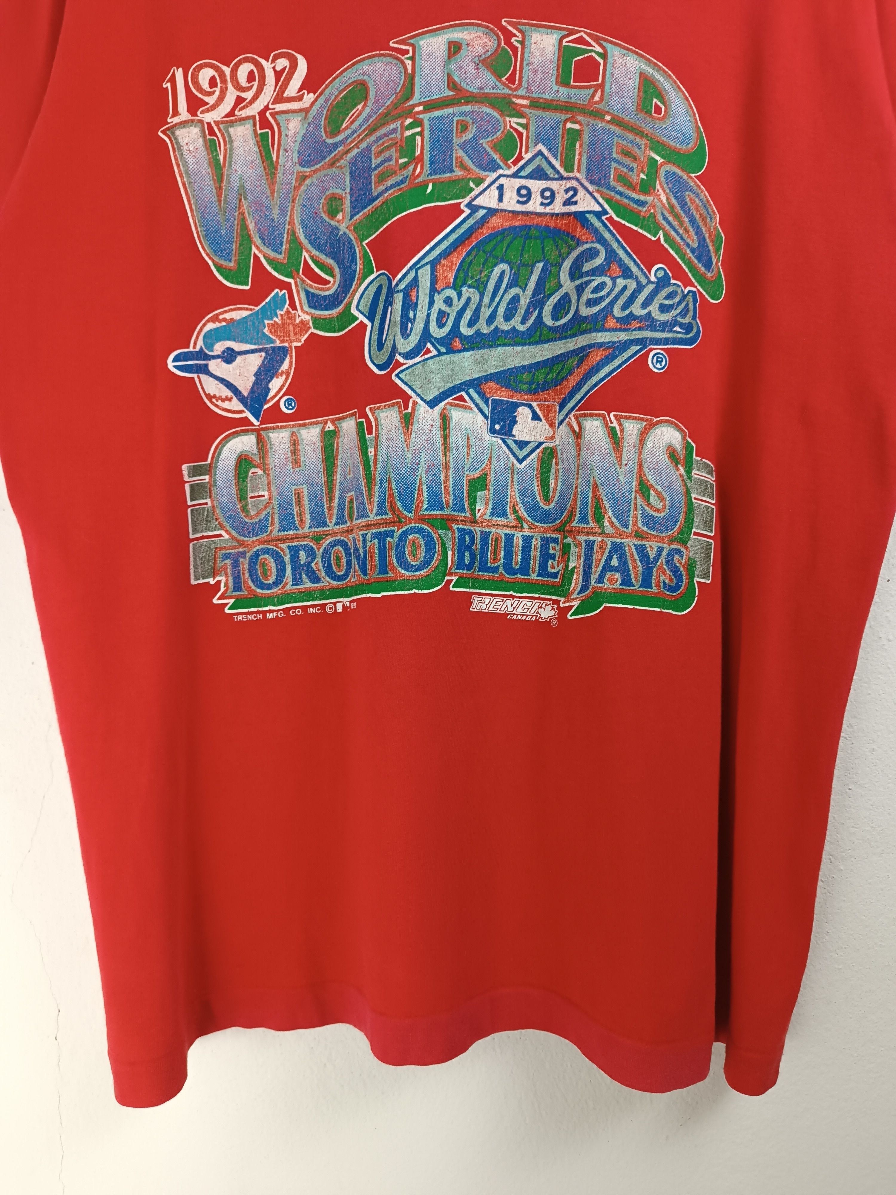 MLB VINTAGE 1992 TORONTO BLUE JAYS CHAMPION WORLD SERIES MLB NBA Size US L / EU 52-54 / 3 - 7 Thumbnail