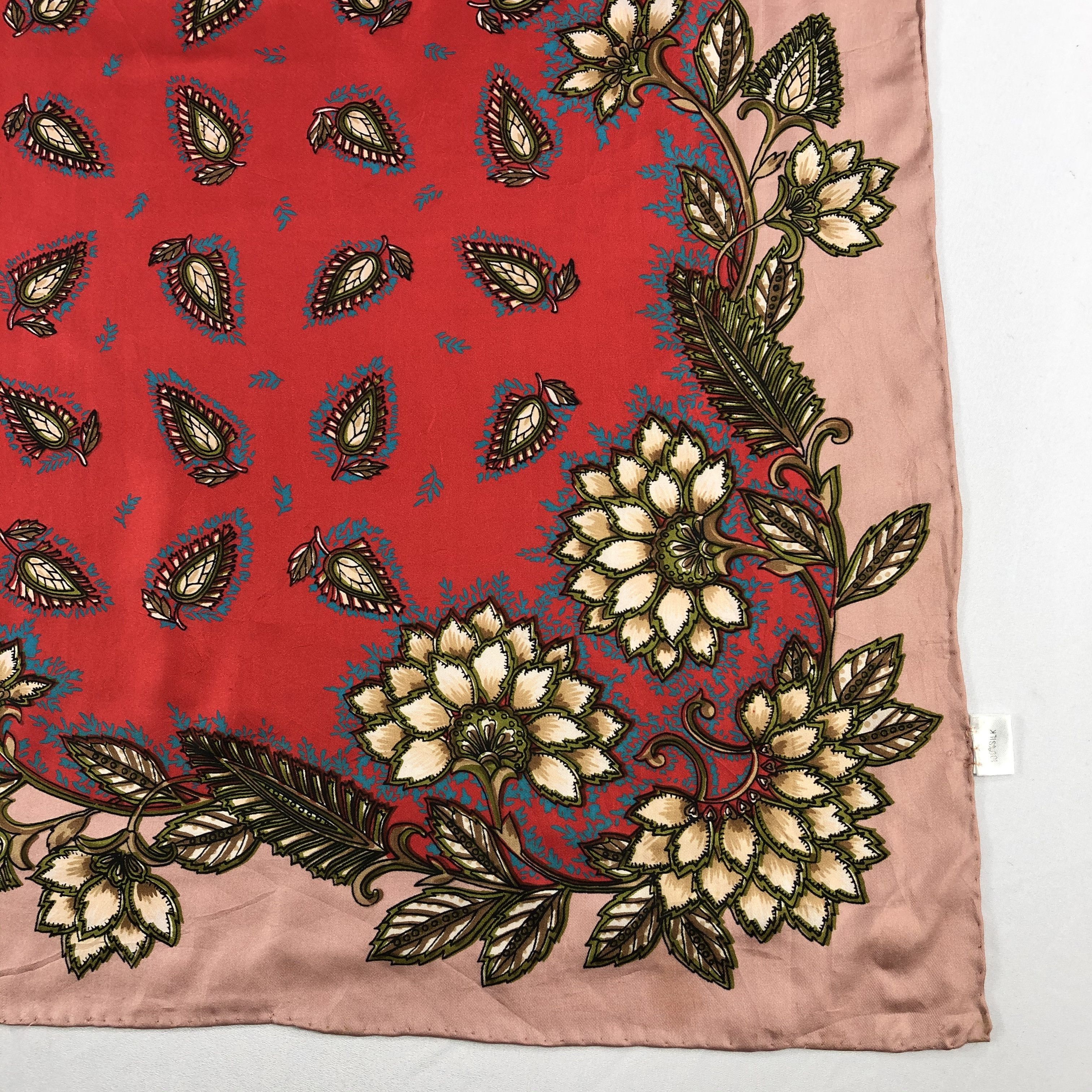 Vintage Vintage Silk Scarf Size ONE SIZE - 5 Thumbnail