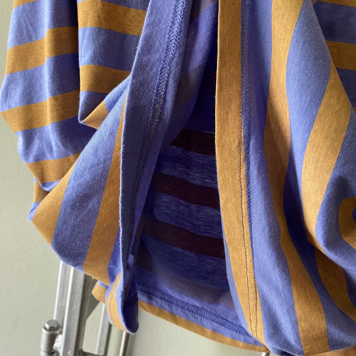 mercibeaucoup Mercibeaucoup, Purple & Yellow Striped Top by Merii Size L / US 10 / IT 46 - 7 Thumbnail
