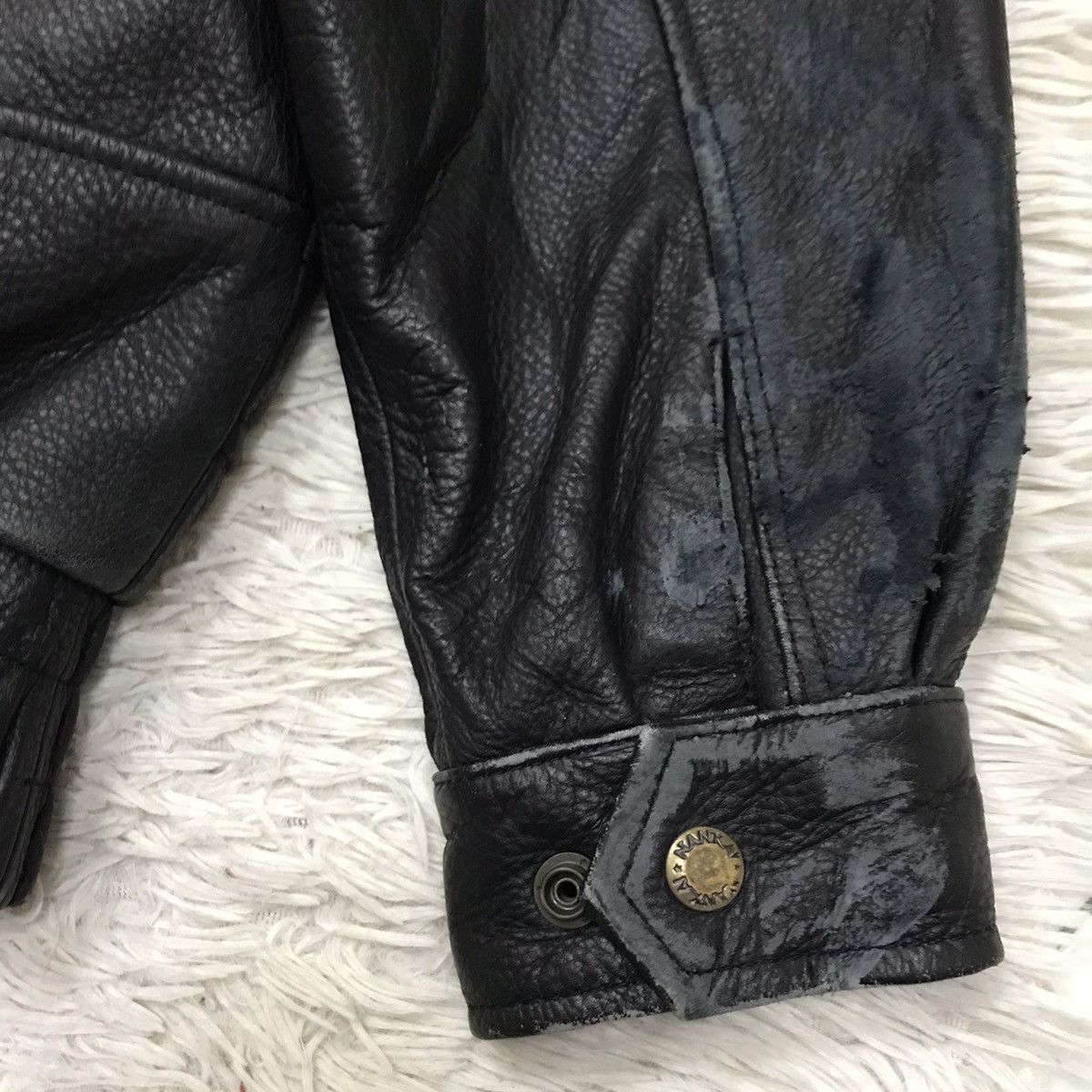 Vintage VINTAGE NANKAI MOTORCYLE TOP FASHION LEADER RIDING JACKET Size US L / EU 52-54 / 3 - 4 Thumbnail