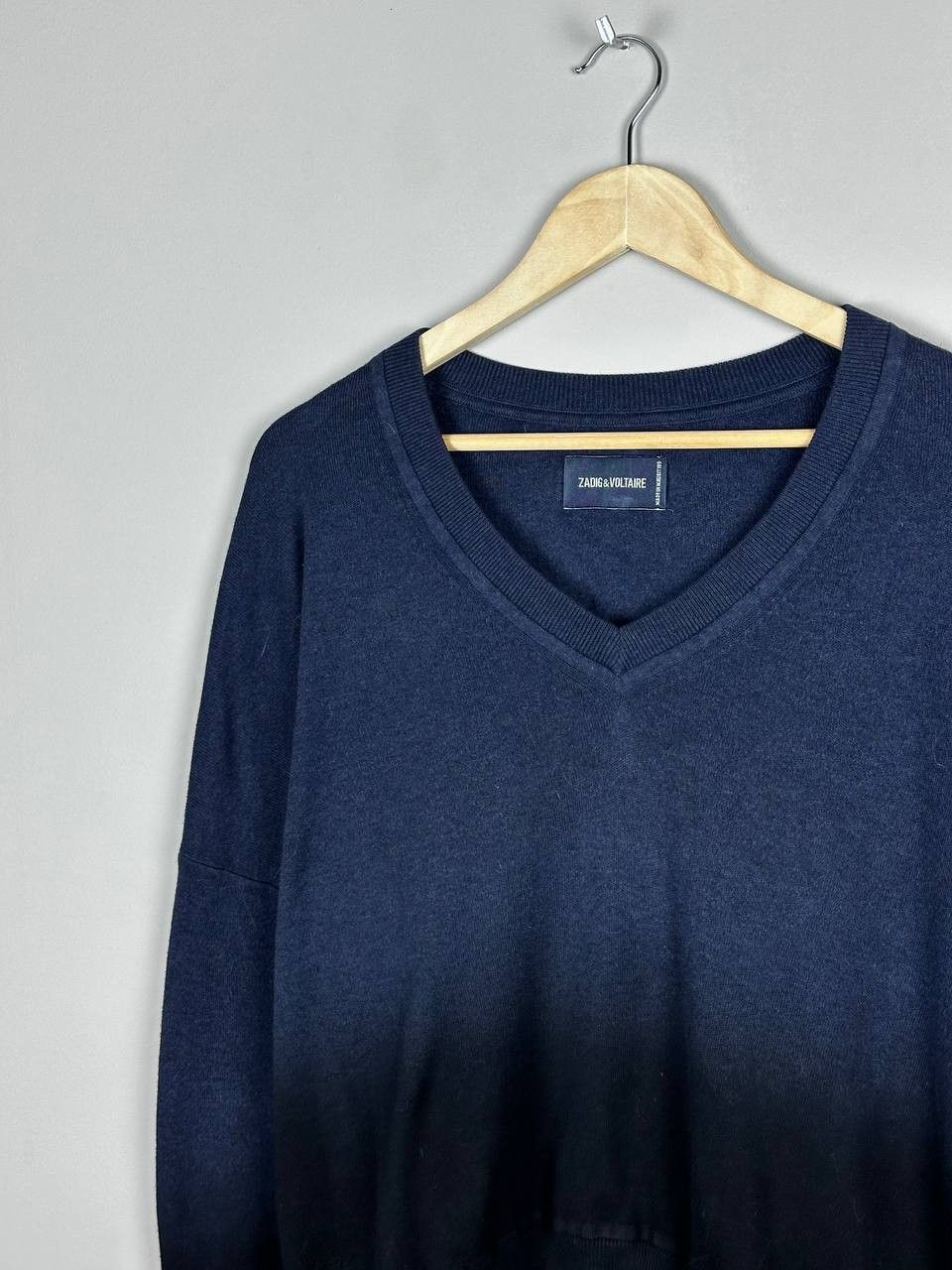 Zadig & Voltaire Zadig & Voltaire Ombre Ombre Sweater V-Neck Avant Garde Size XS / US 0-2 / IT 36-38 - 3 Thumbnail