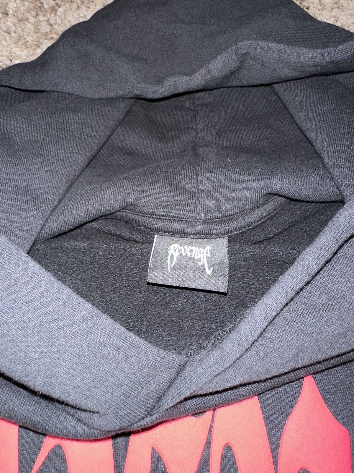 Designer × Hypebeast × Revenge Revenge ‘Bred’ Arch Logo Hoodie L Size US L / EU 52-54 / 3 - 8 Thumbnail