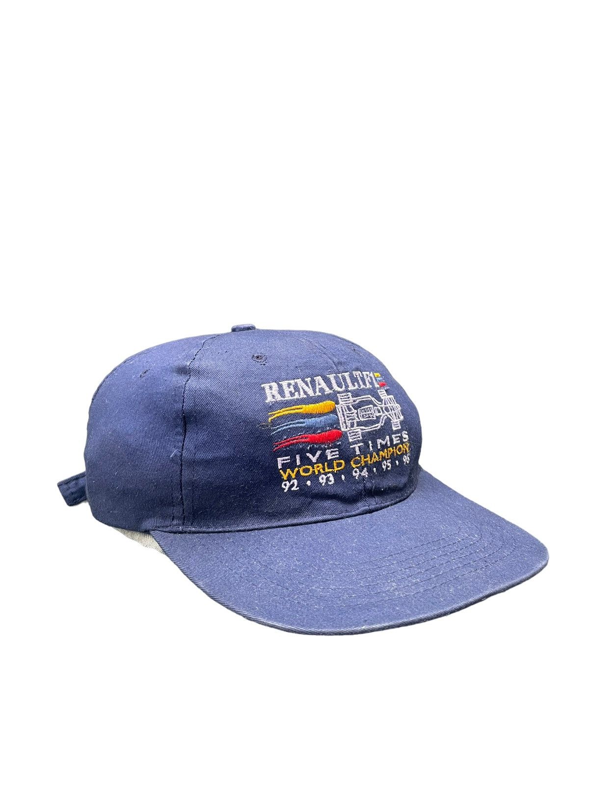 Vintage Vintage Renault F1 Champion Cap Size ONE SIZE - 5 Thumbnail